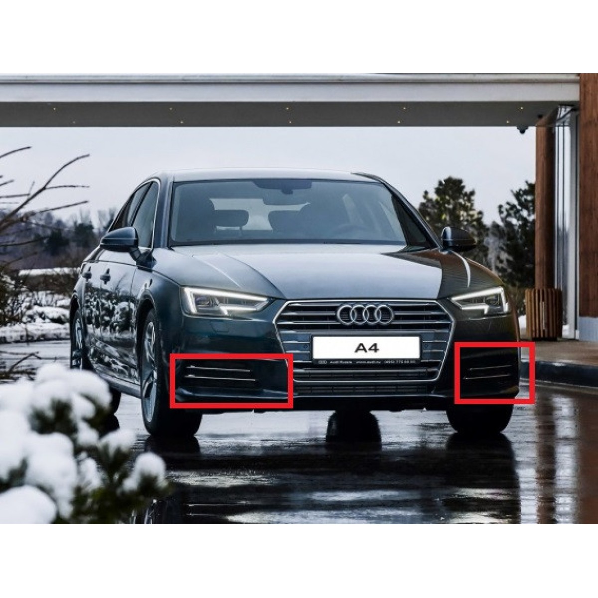 Решітка бампера (комплект) Ауді А4 Б9 - Audi A4 B9 - 2015-2019