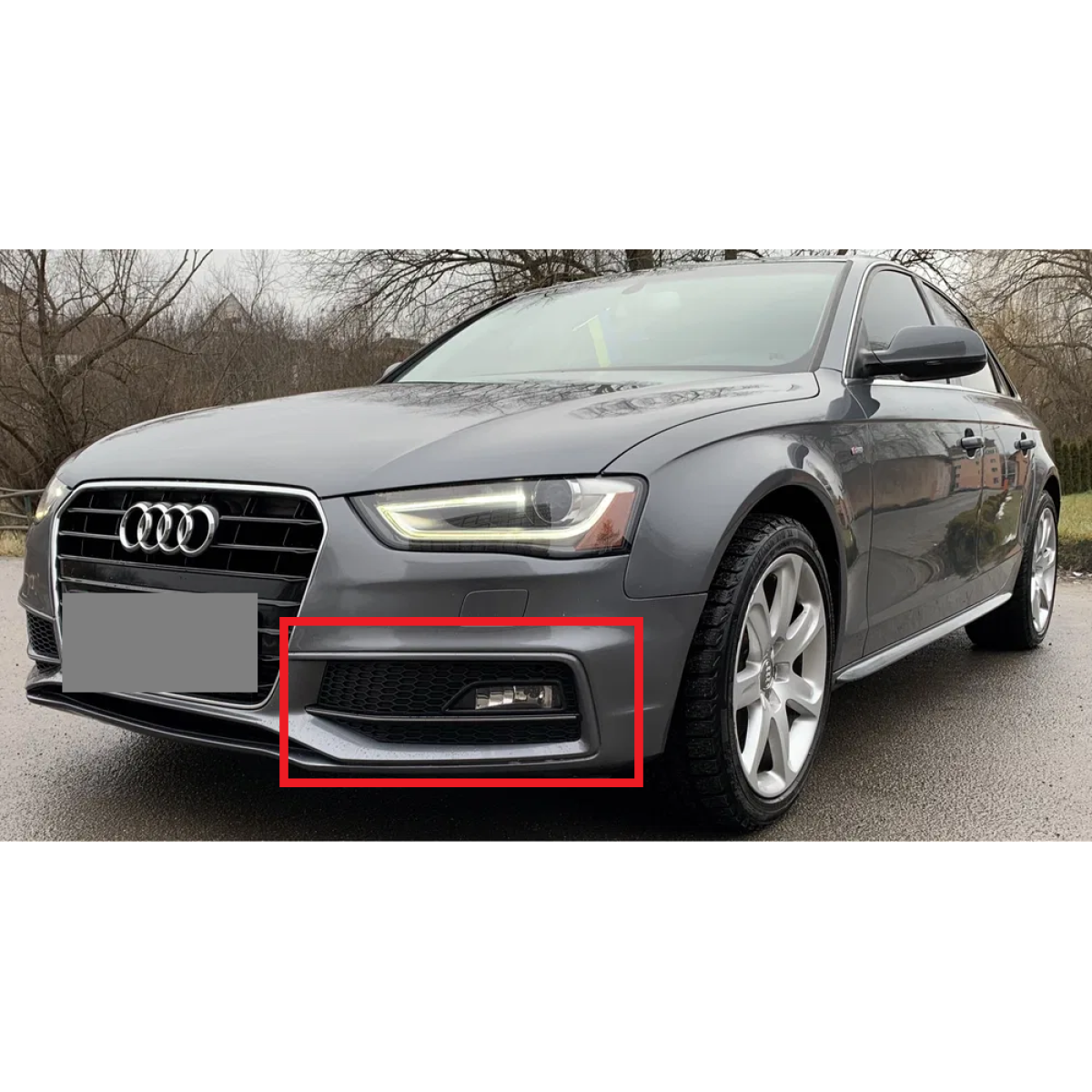 Решітка бампера (комплект) Ауді А4 Б8 - Audi A4 B8 S-Line - 2011-2015 (рестайлінг)