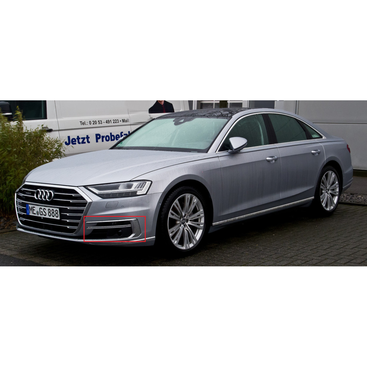 Решітка бампера (комплект) Ауді A8 - Audi A8 (D5) 2017-