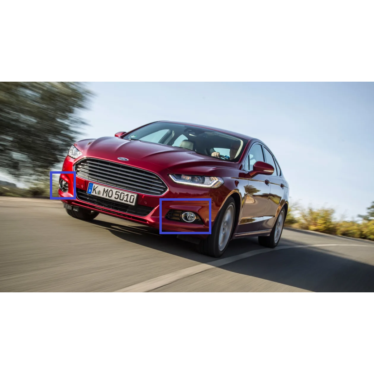 Решітка бампера (комплект) Форд Мондео - Ford Mondeo 2014-