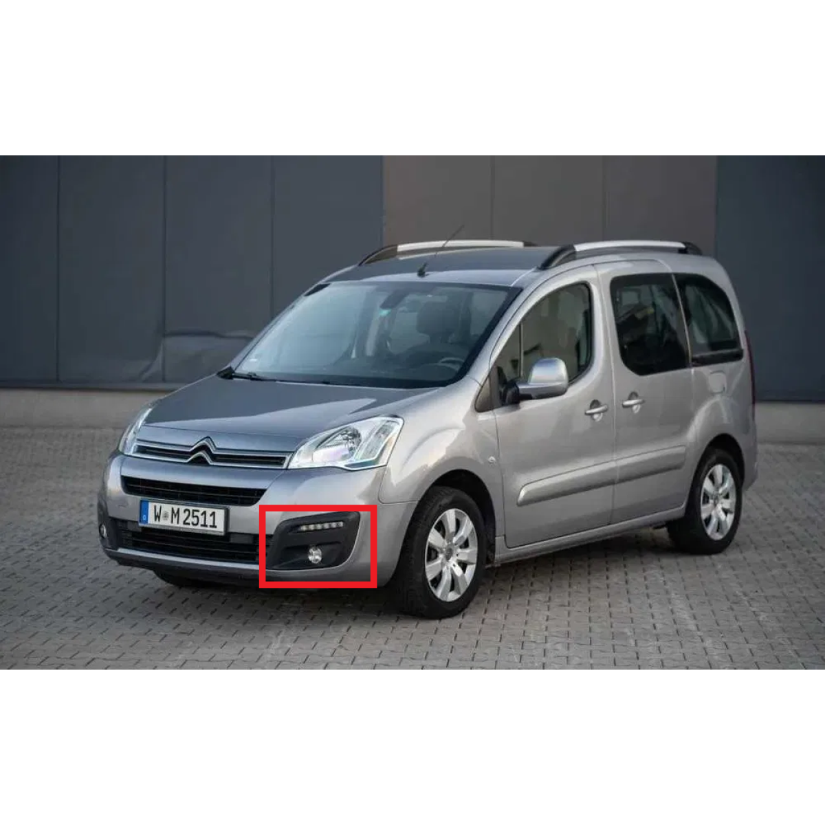 Решітка бампера (комплект) Сітроен Берлінго - Citroen Berlingo 2012-2018