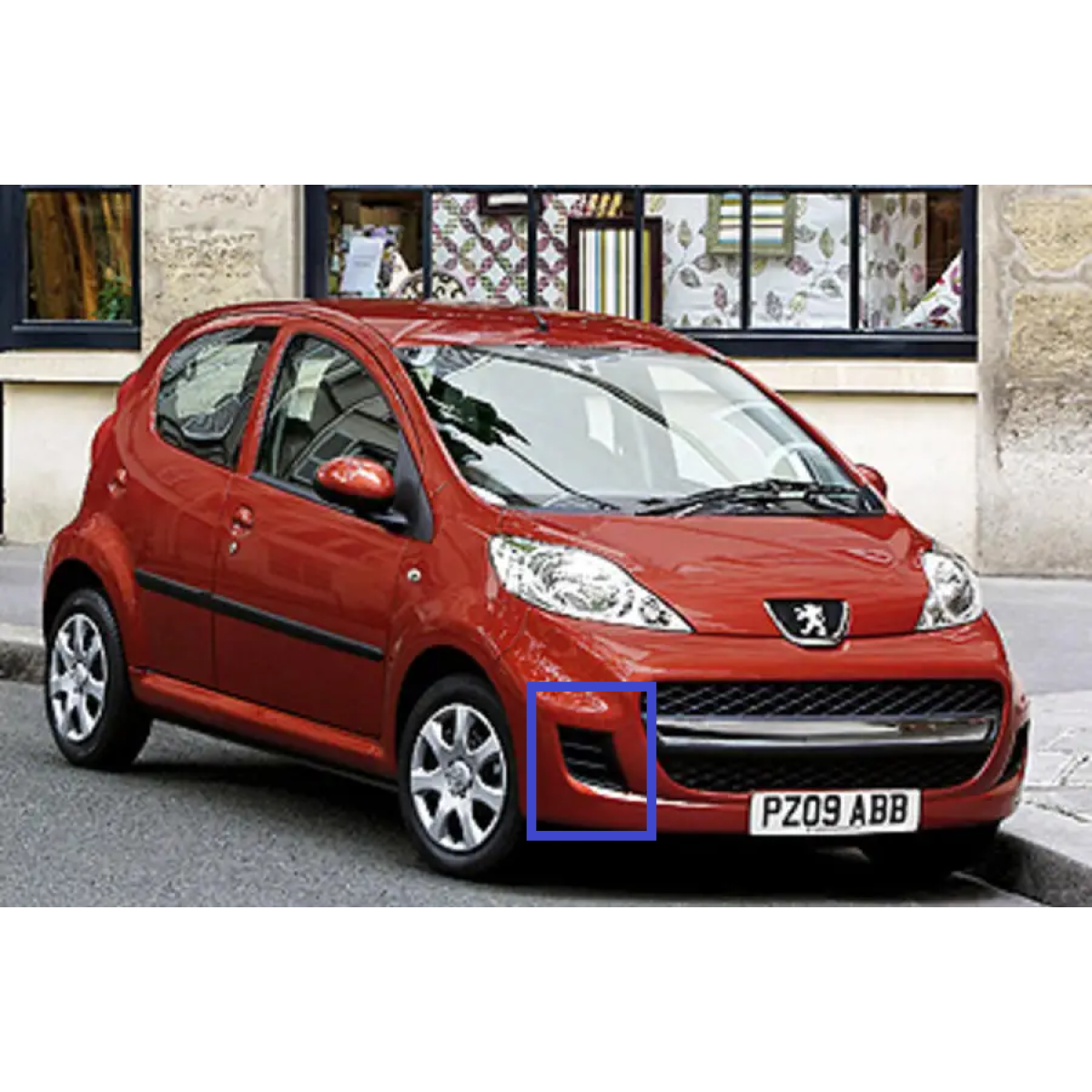 Решітка бампера (комплект) Пежо 107 - Peugeot 107 (P) 2005-2012