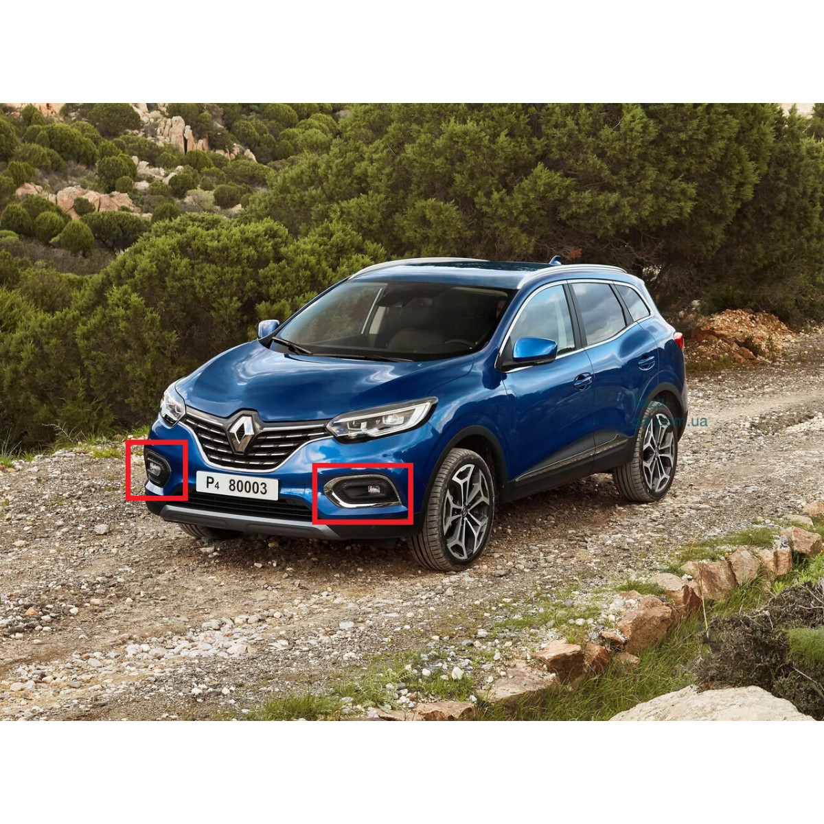 Решітка бампера (комплект) Рено Каджар - Renault Kadjar -2015-