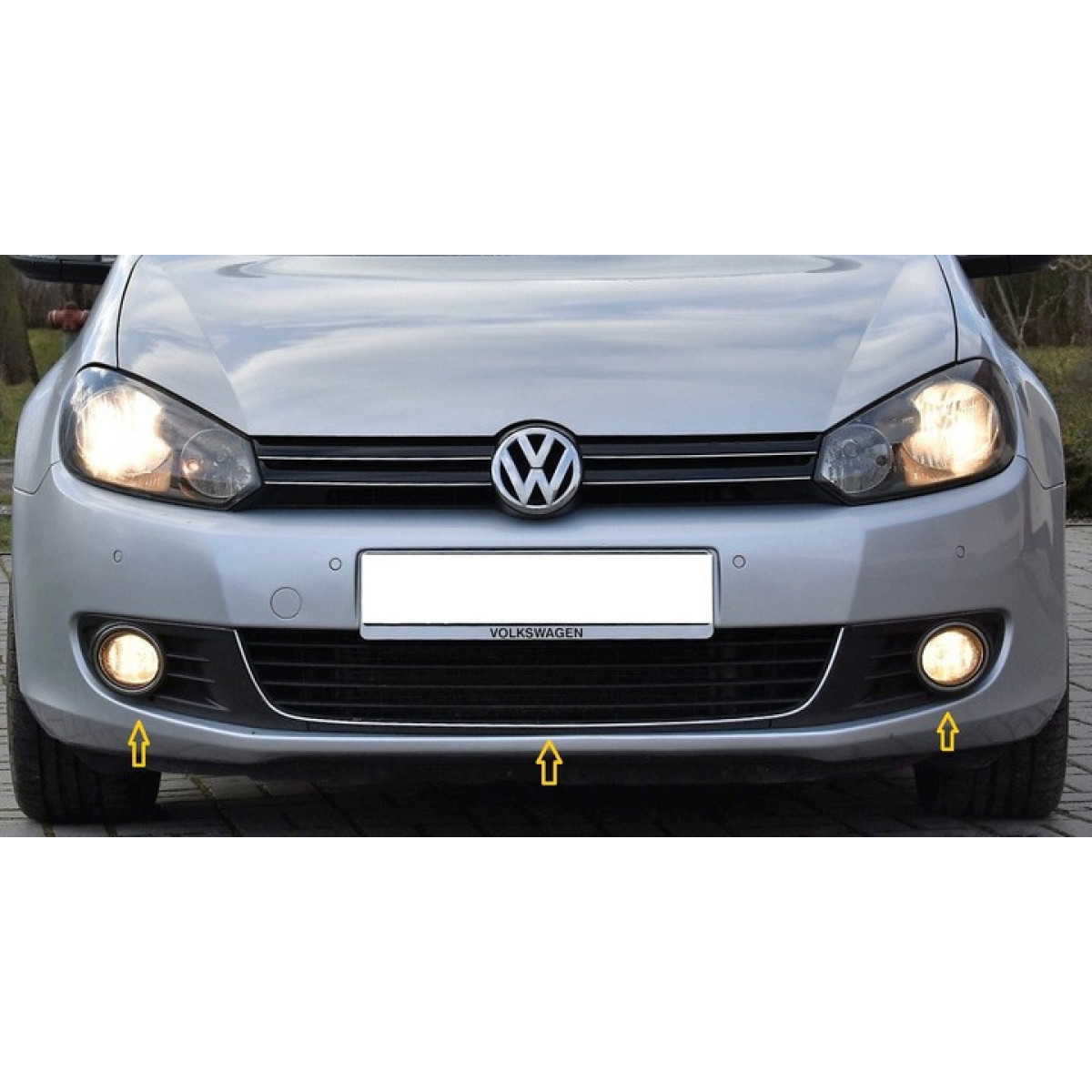 Решітка бампера (комплект) Фольксваген Гольф 6 - Volkswagen Golf 6 - 2008-