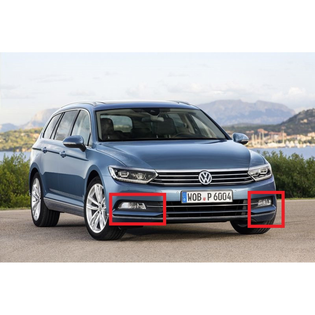 Решітка бампера (комплект) Фольксваген Пасат Б8 - Volkswagen Passat B8 2014-