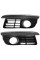 Решітка бампера Фольксваген Гольф 5, Джетта 3 - Volkswagen Golf 5, Jetta 3 - 2005-2010 (комплект)