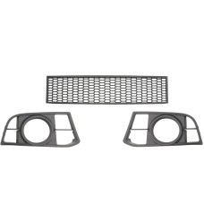 Решітка бампера БМВ 5 Ф10, Ф11 - BMW 5 F10, F11 2009-2013 (M-пакет, комплект)