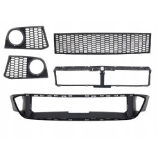 Решітка бампера БМВ 5 Ф10, Ф11 - BMW 5 F10, F11 2009-2013 (M-пакет, комплект)