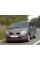 Решітка бампера Рено Сценік 2 - Renault Scenic 2 - 2006-2009 (комплект з сірими накладками)
