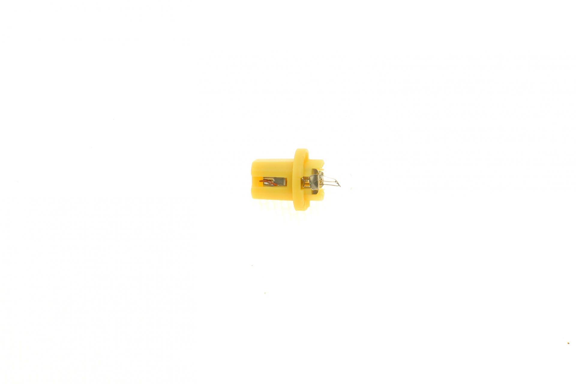 Автолампа 12V 1,5W BX8.5d (жовта) (в щиток приладів)