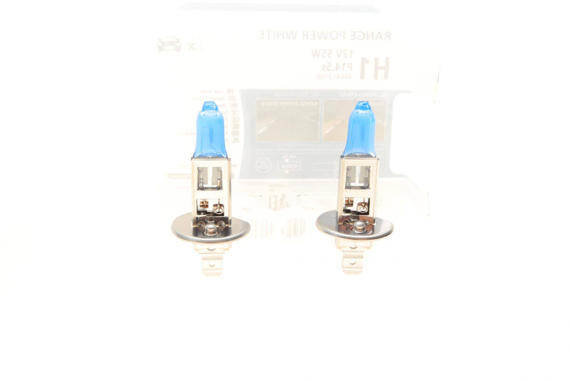 Автолампа H1 12V 55W P14.5s Range Power White (4500k) (к-кт 2шт.)