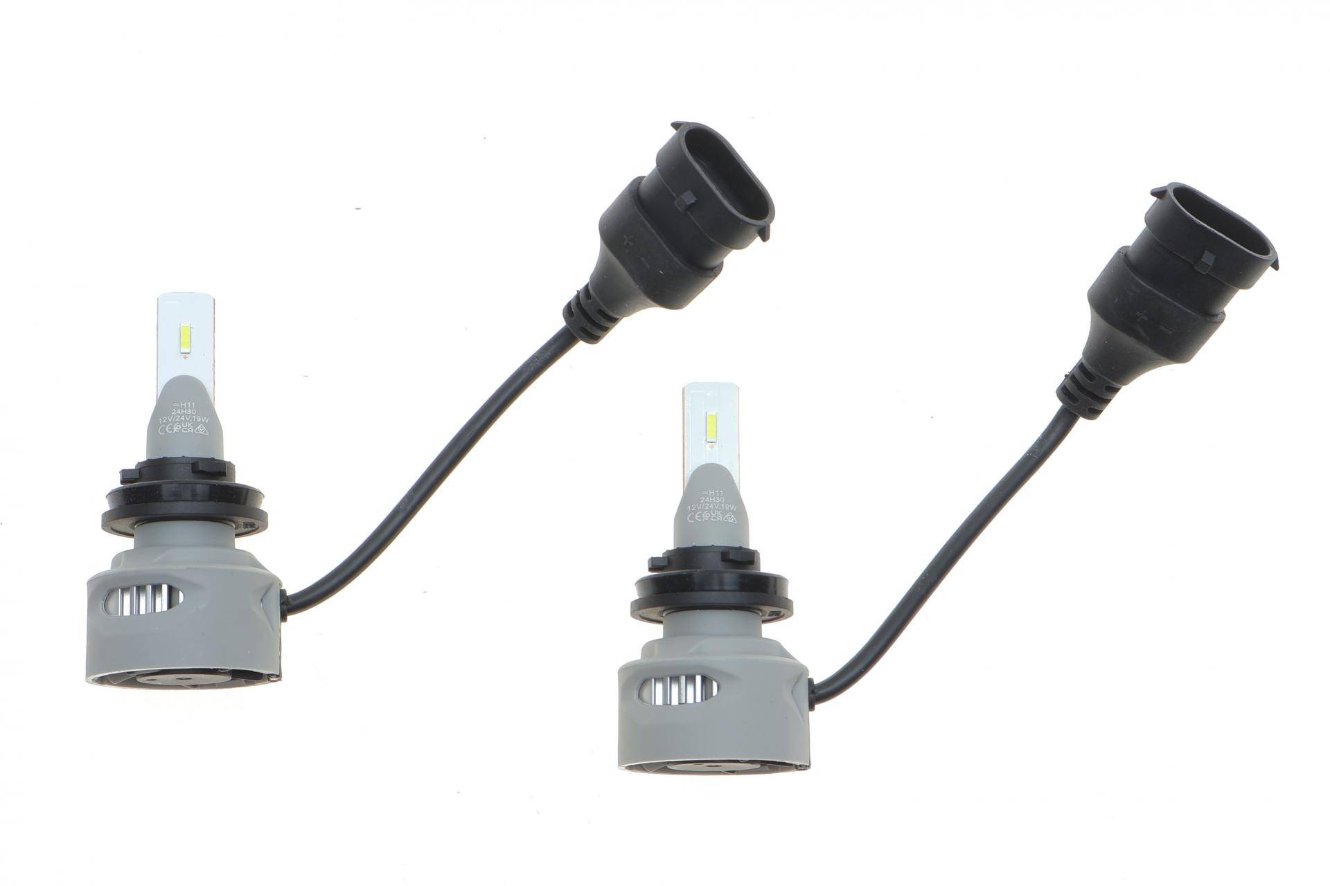 Автолампа H11/H9 12/24V 19W PGJ19-2/5 Performance Advance LED 6000K 1700lm (к-кт 2шт.)