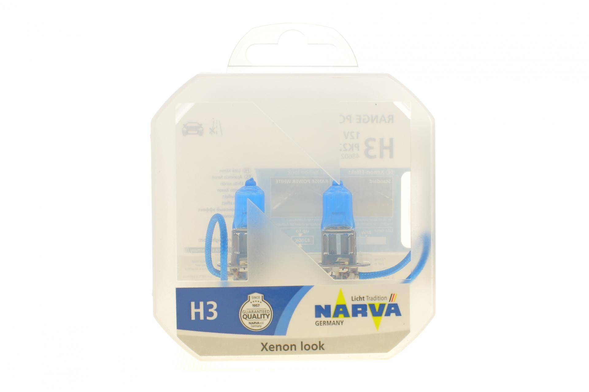 Автолампа H3 12V 55W PK22s Range Power White (4500K) (к-кт 2 шт)