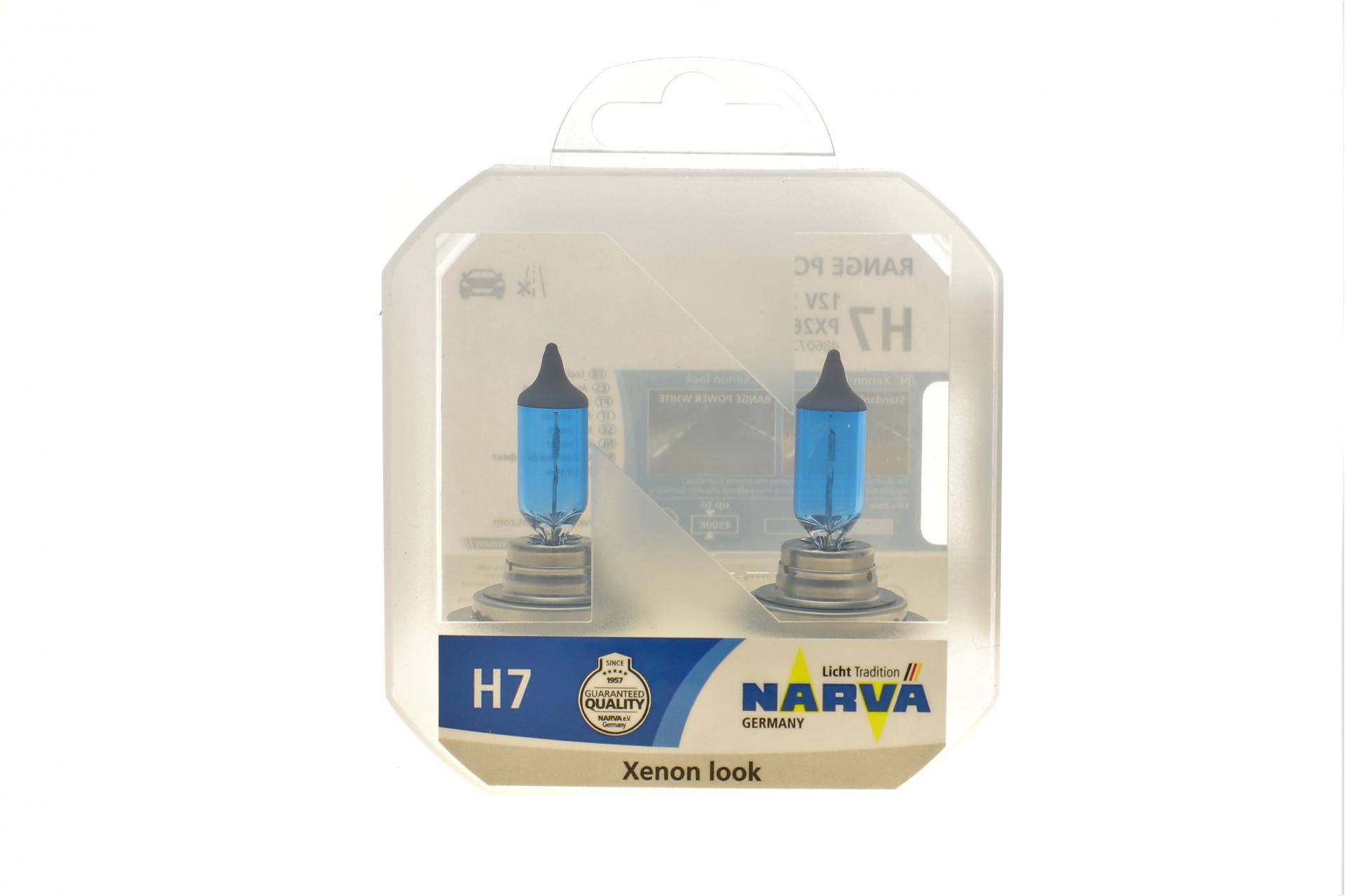 Автолампа H7 12V 55W PX26d Range Power White (4500K) (к-кт 2 шт.)