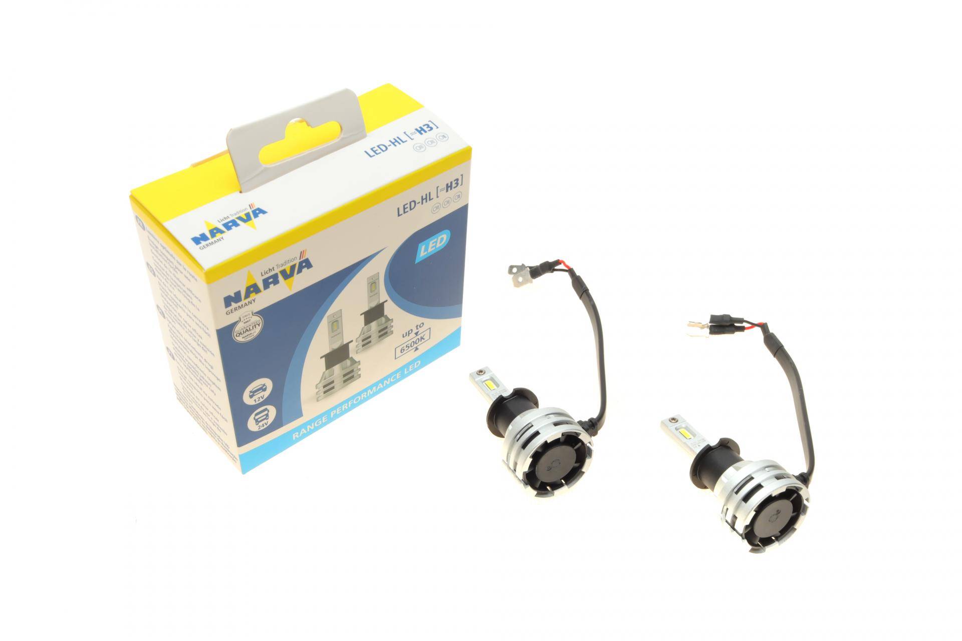 Автолампа H3 12/24V 19W PK22s Performance LED (к-кт 2шт)  (замінено на 181828100)