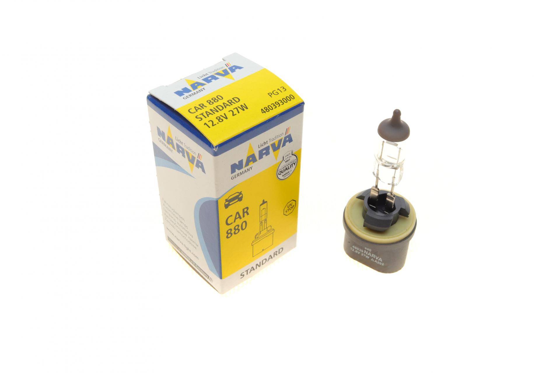 Автолампа 880 12.8V 27W PG13 Halogen (Американські типи)