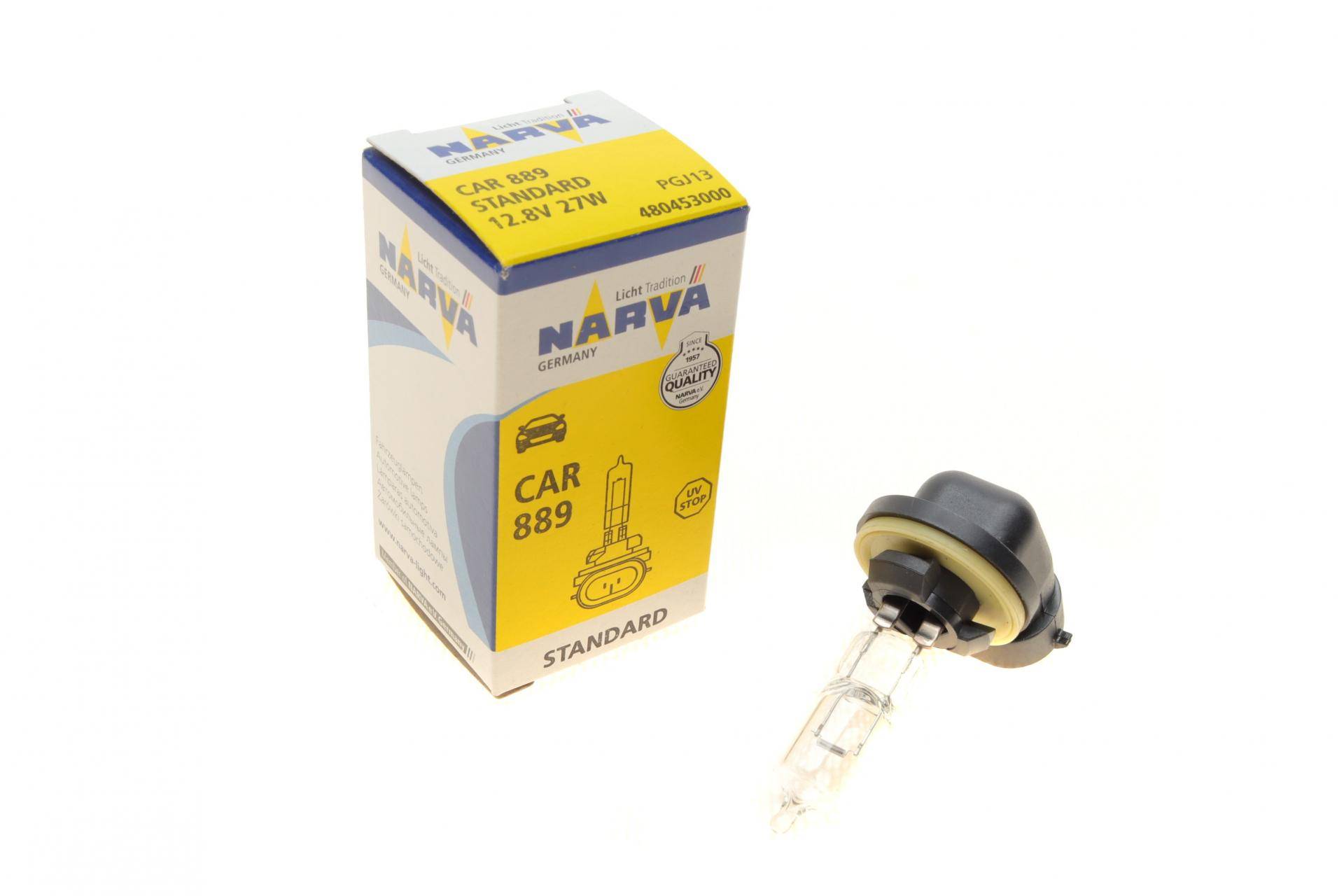 Автолампа 889 12.8V 27W PGJ13 Standard (Американські типи)