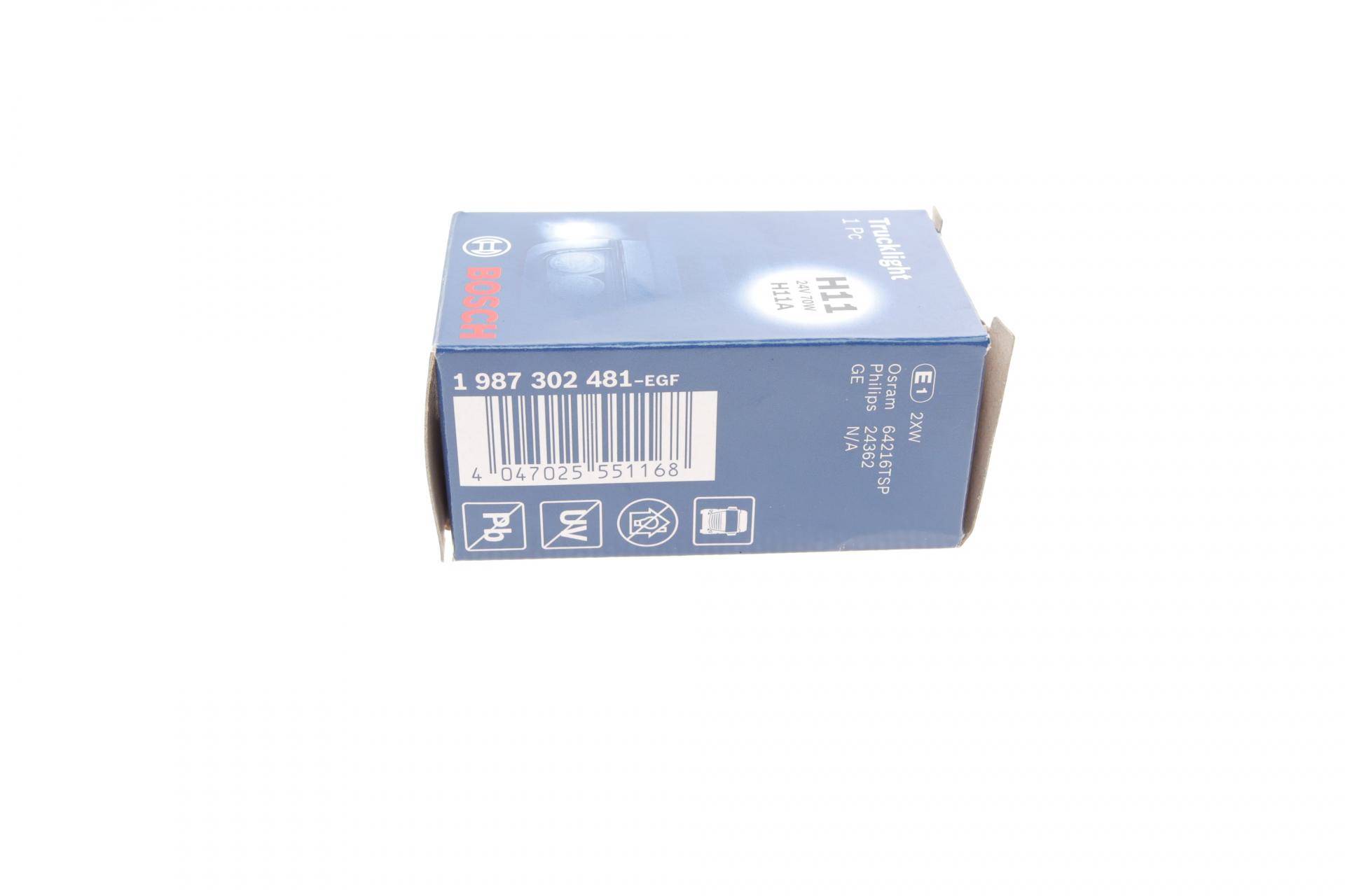 Автолампа H11 24V 70W PGJ19-2 Trucklight