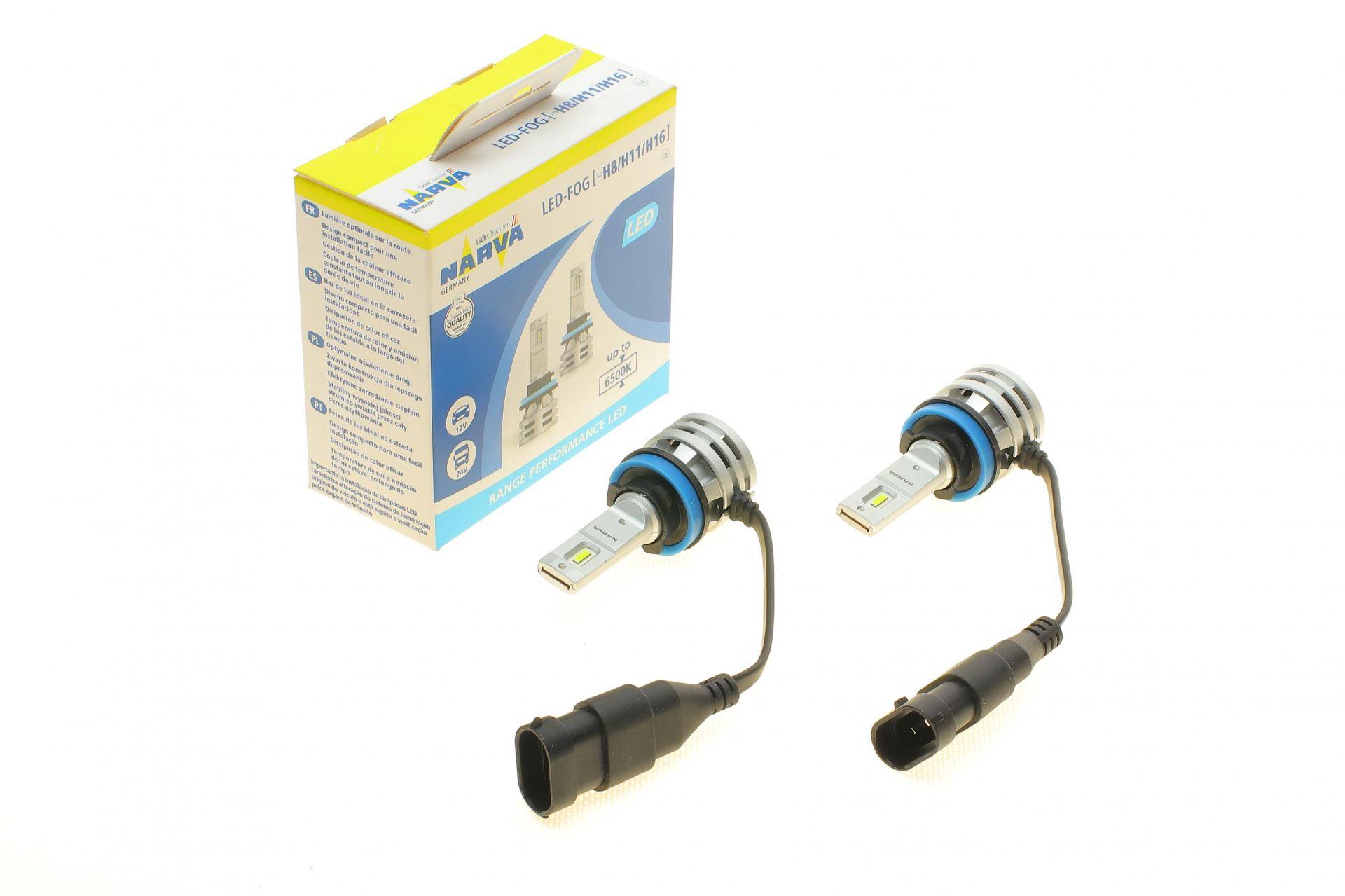 Автолампа H8/H11/H16 Fog 12/24V 24W PGJ19-1 Performance LED (к-кт 2 шт.)  (замінено на 182188100)