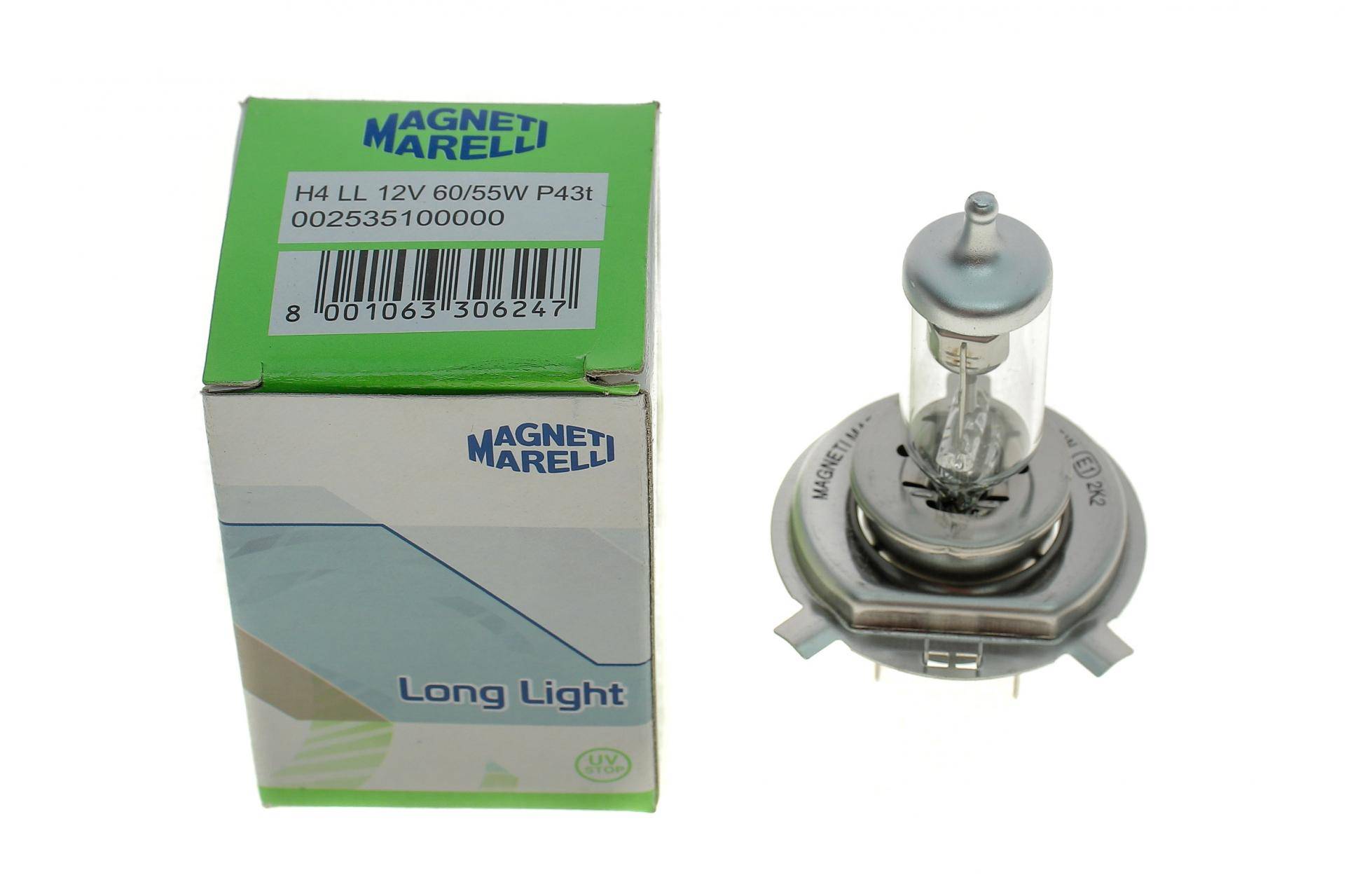 Автолампа H4 12V 60/55W P43t Long Light (H4 12V LL)