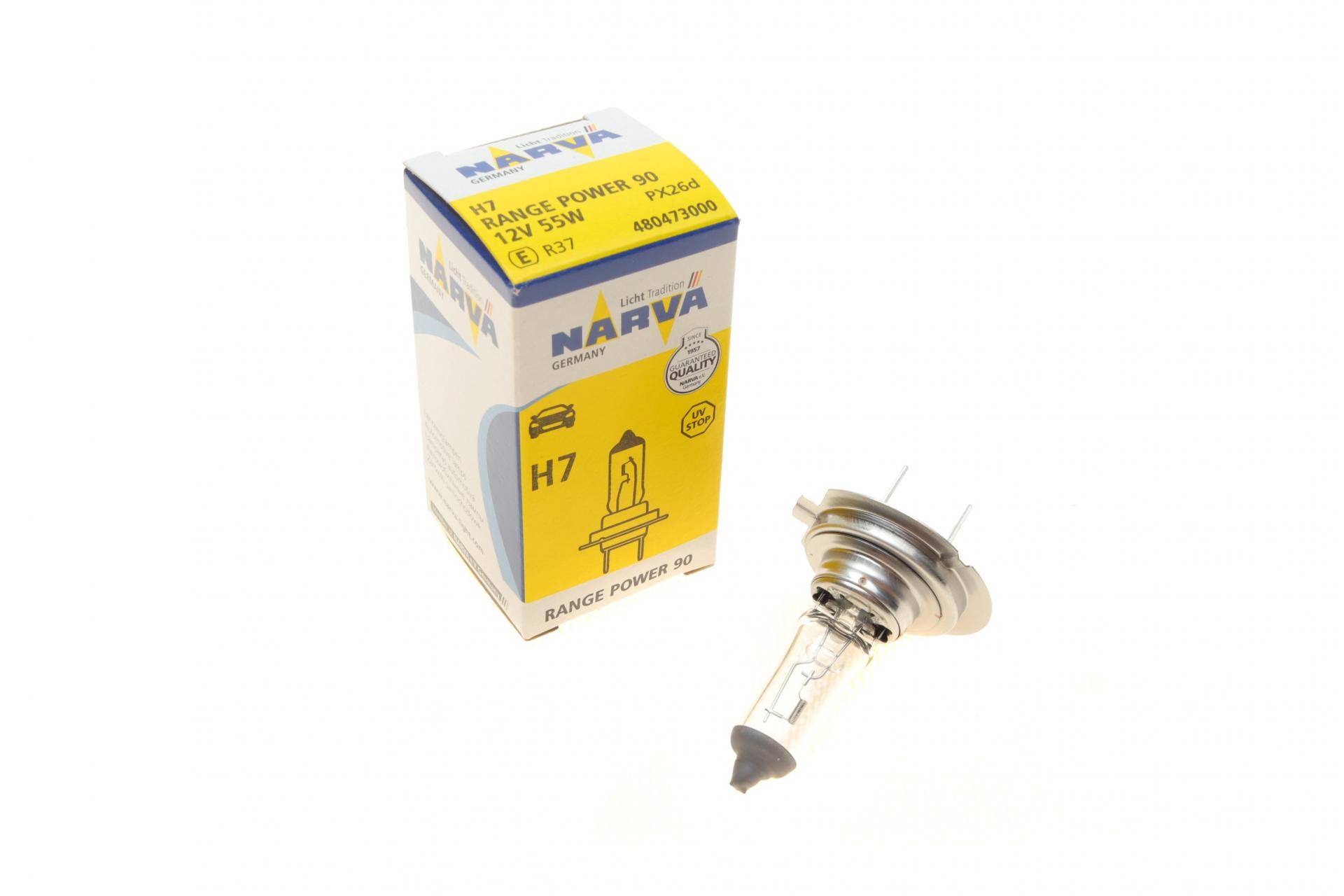 Автолампа H7 12V 55W PX26d Range Power 90