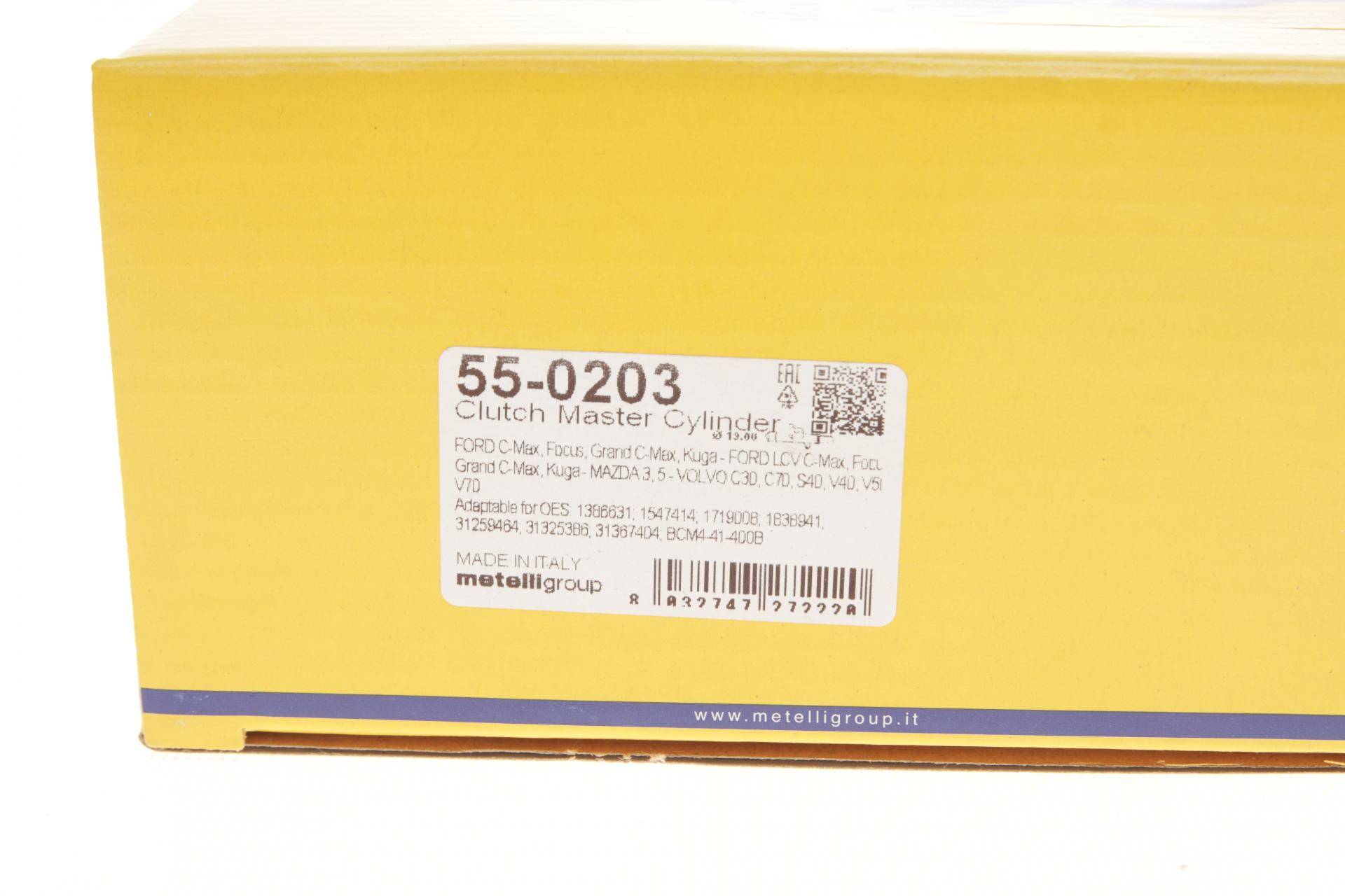 Циліндр зчеплення (головний) Ford Focus 05-/C-Max/Kuga/Mazda 5 10-/3/Volvo C30/S40/V50 04-14/V40 12-