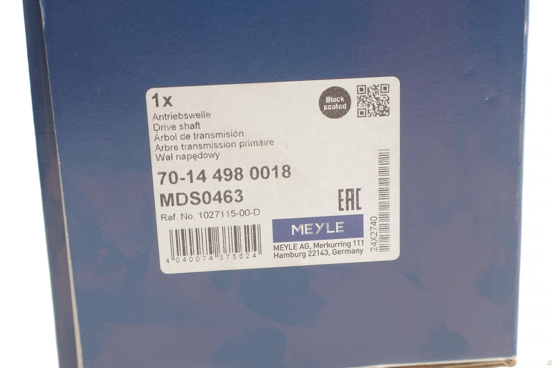 Піввісь (передня) Tesla Model X 15- (R) (30x27zx735