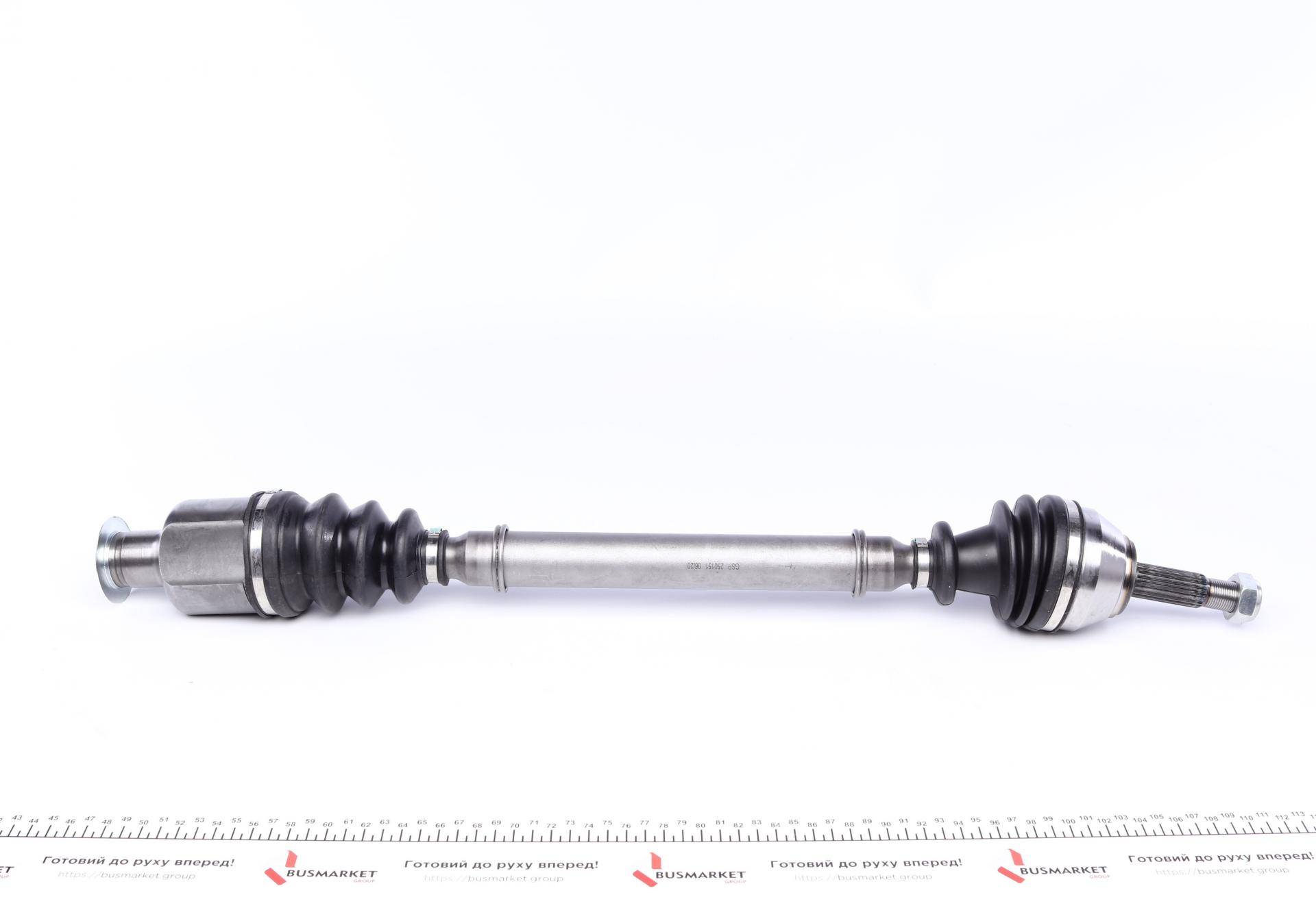 Піввісь Renault Kangoo 1.9D (R) (21x23x712)