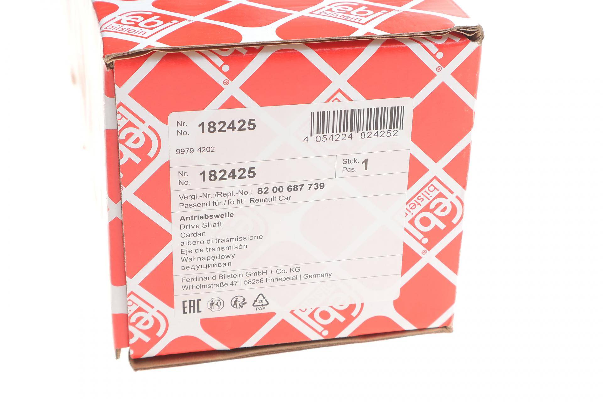 Піввісь (передня) (L) Renault Kangoo 1.5dCi/1.6 08- (27x26x675mm)
