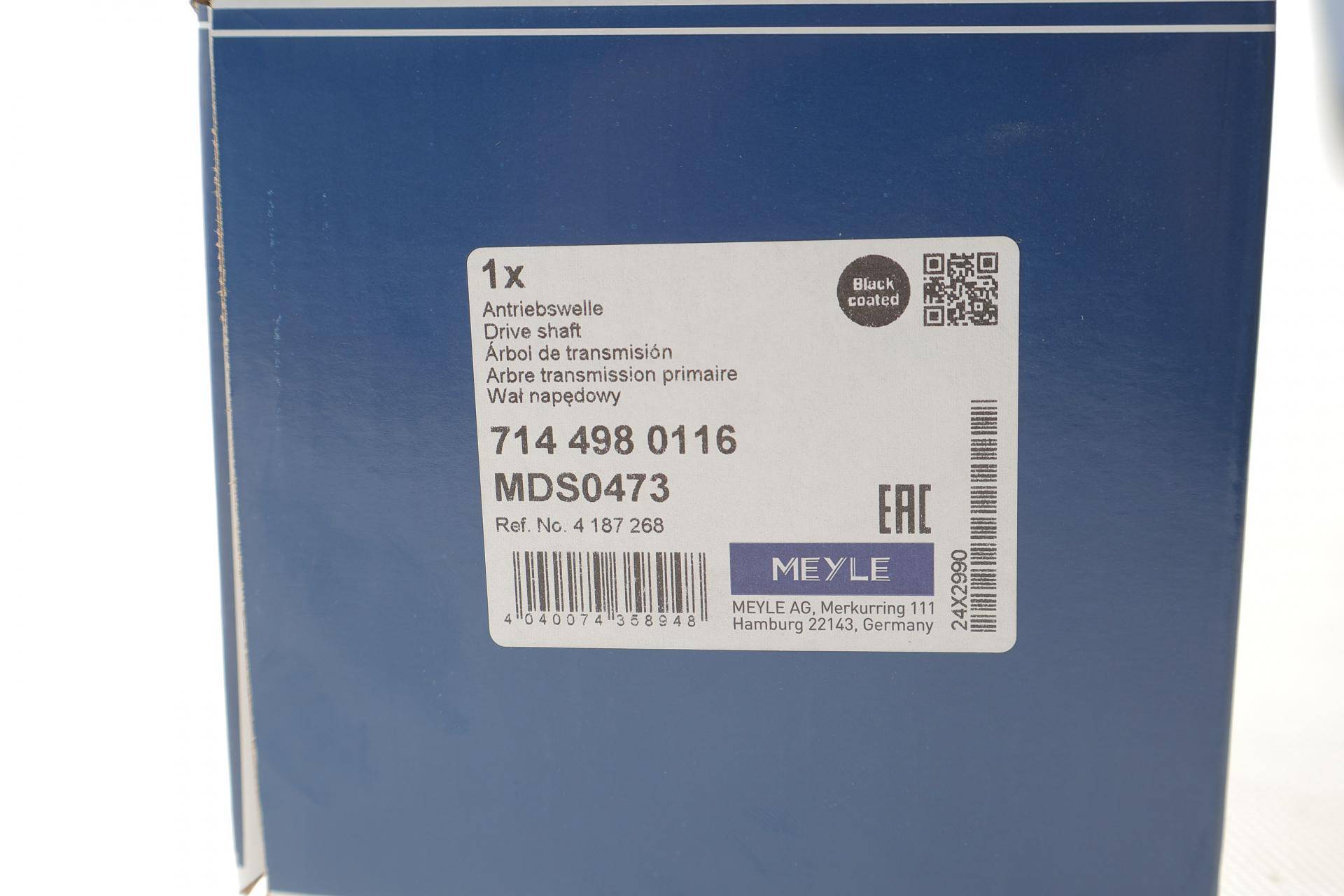 Піввісь (передня) Ford Focus 1.6-2.0 98-04 (L) (25x26x613)