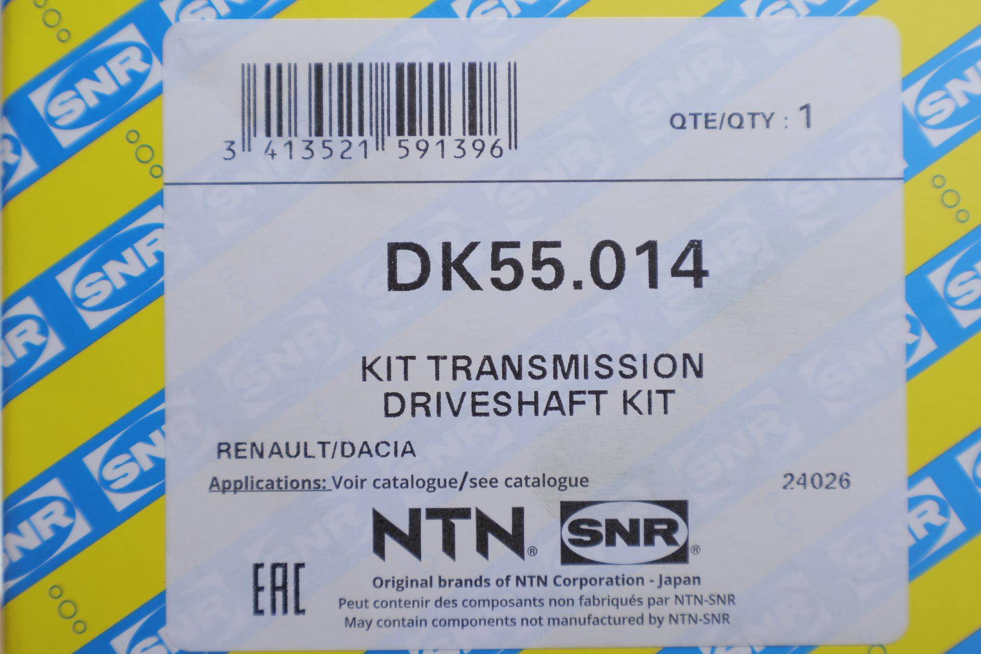 Піввісь (передня) Renault Duster 1.5dCi/2.0 4x4 11- (L) (25x27x673)