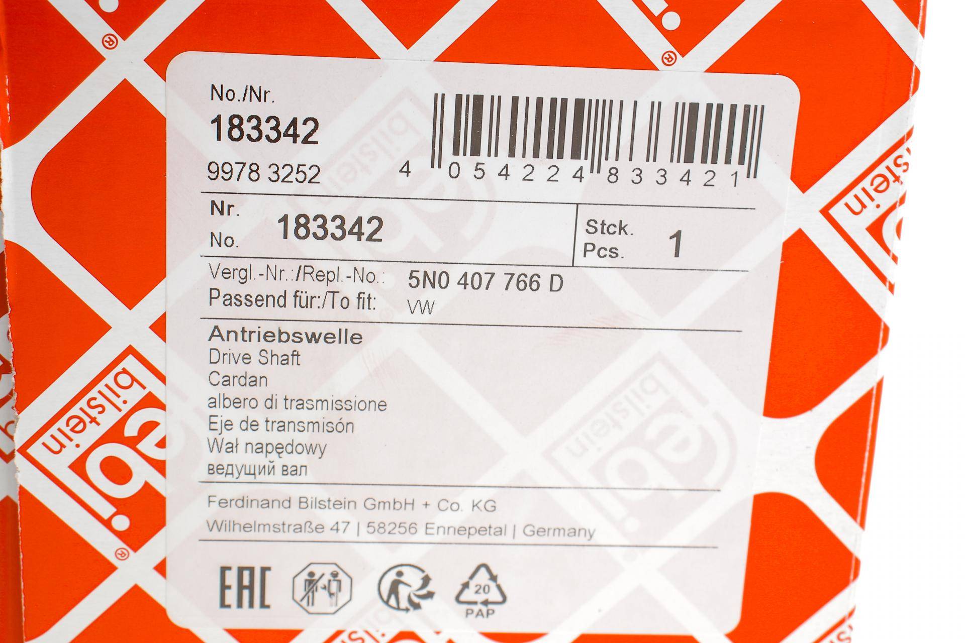 Піввісь VW Passat 2.0 TDI/TSI 4motion 15-/Audi Q3 Quattro 11-18 (R) (36x592)