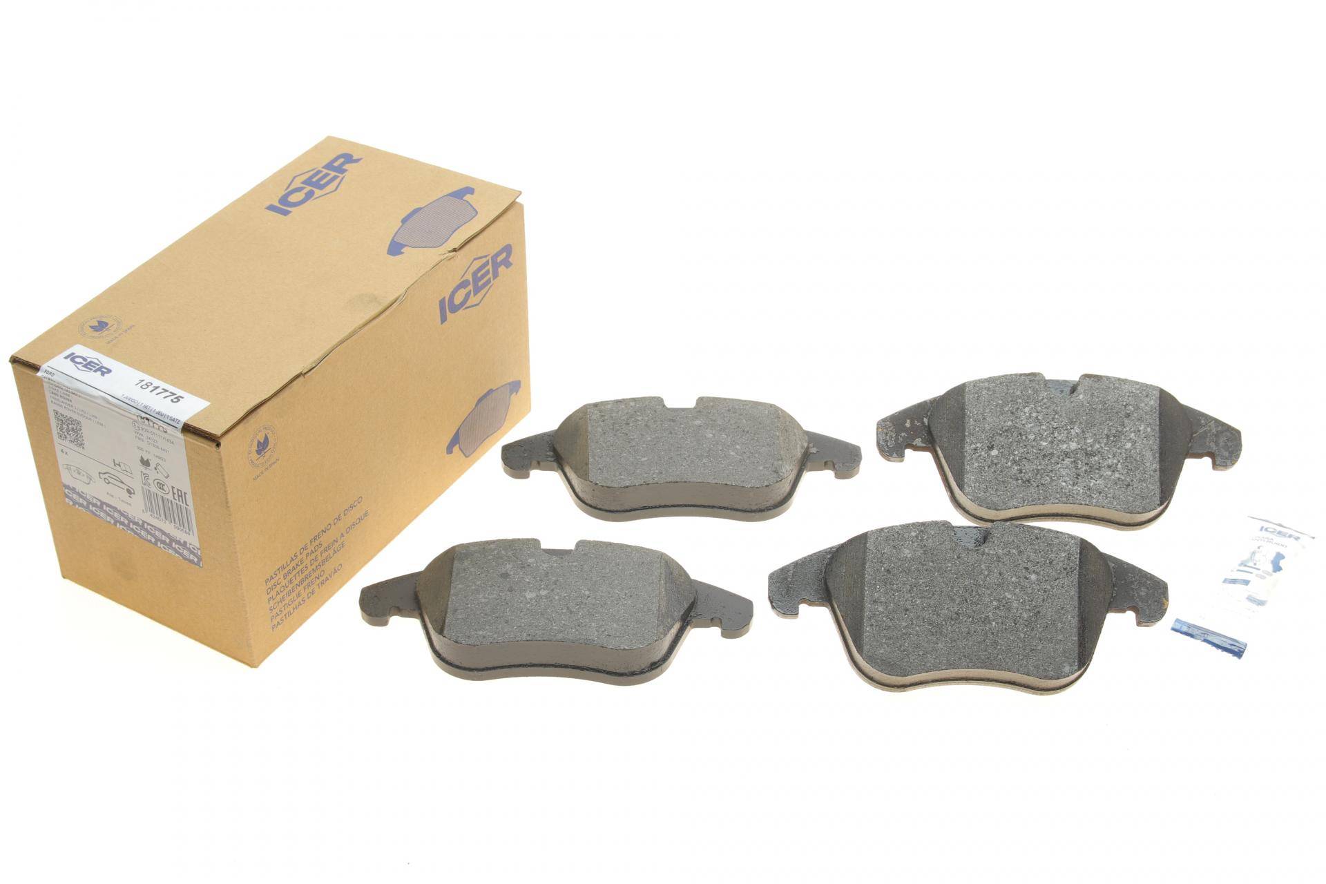 Колодки гальмівні (передні) Ford Mondeo/Galaxy/S-Max/Volvo XC70/V70/S80 07-16/V60/S60/Land Rover 11
