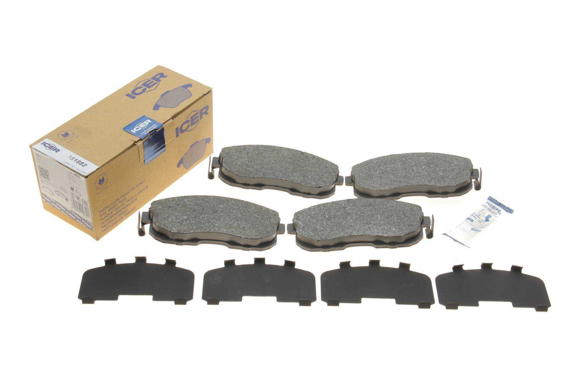 Колодки гальмівні (передні) Renault Latitude/Nissan Juke/Cube 09-/Tiida 07-12/Suzuki SX4 06-