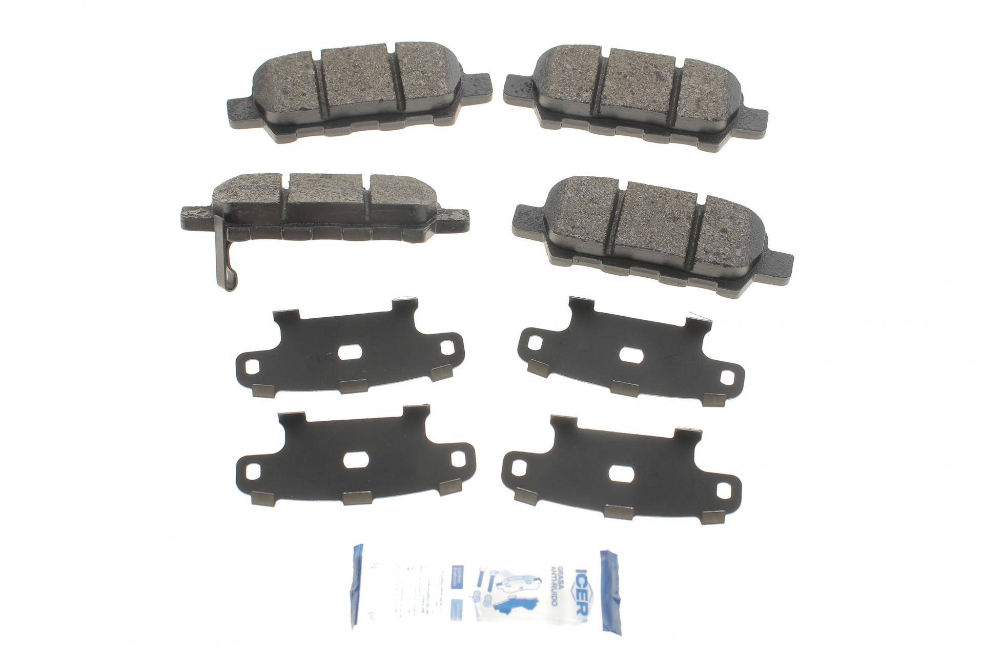 Колодки гальмівні (задні) Nissan Rogue 07-13/Juke/Murano 08-/X-Trail 13-/Suzuki Grand Vitara 05-