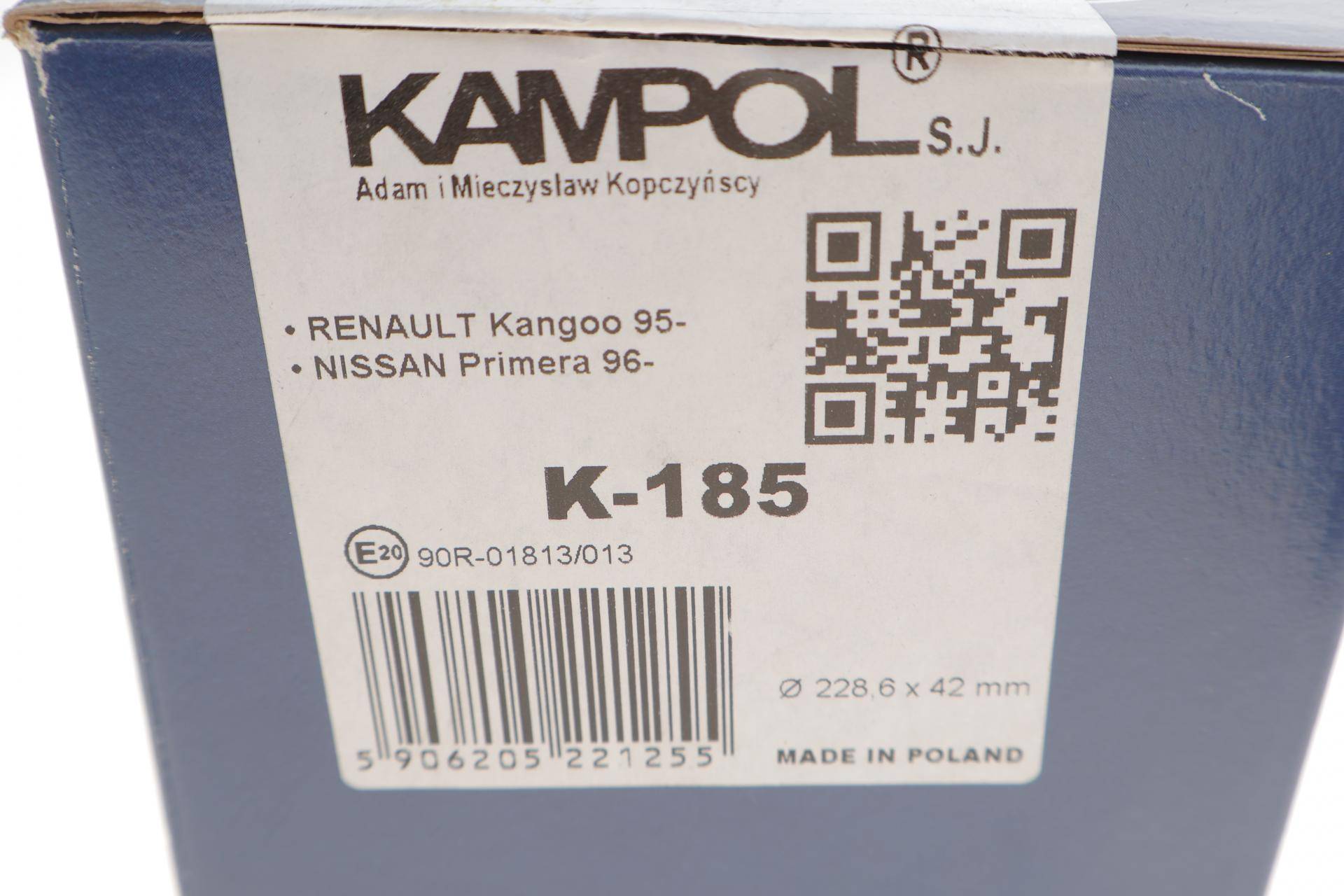 Колодки гальмівні (задні) Renault Kangoo 97- (барабанні) (228.6x42)