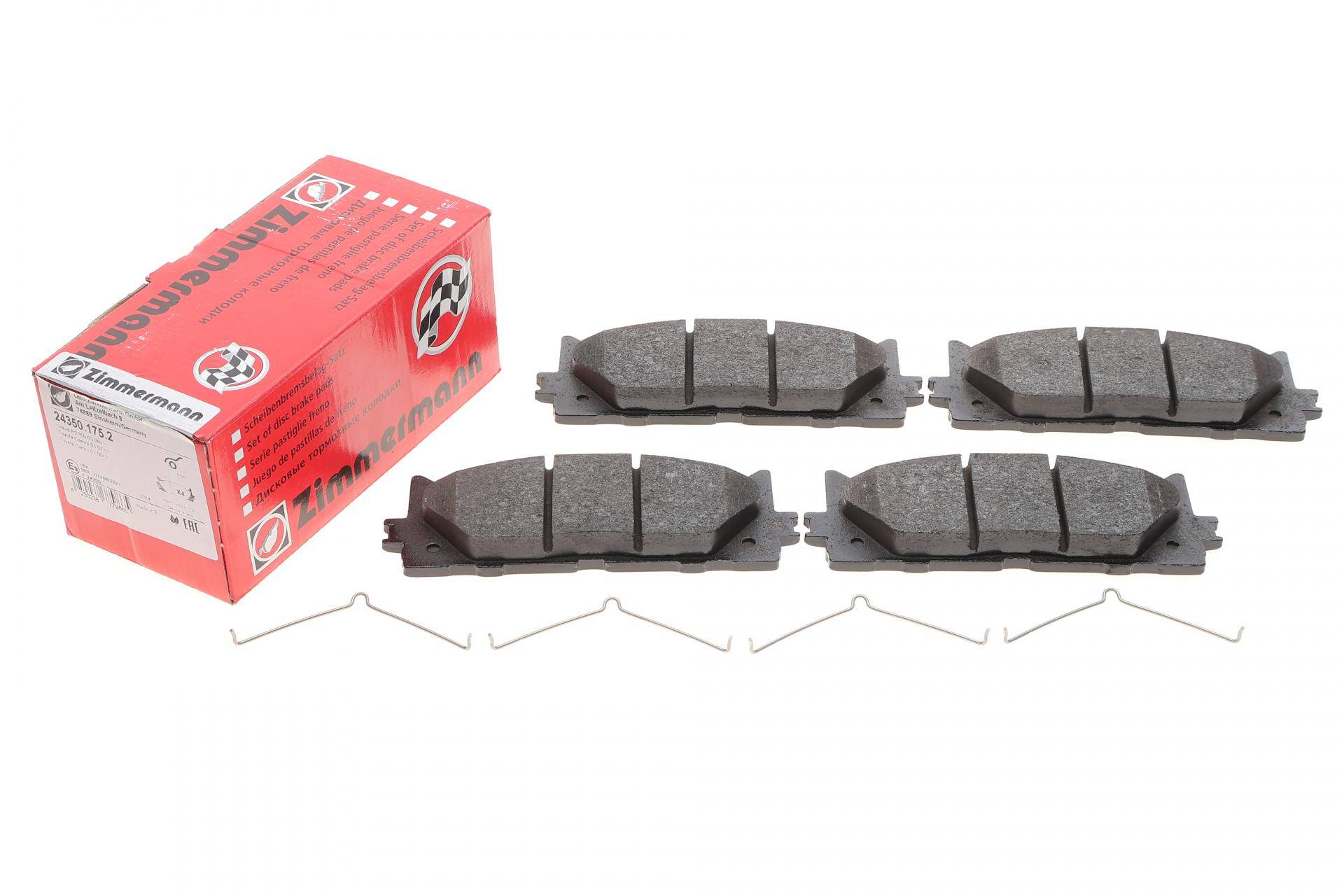 Колодки гальмівні (передні) Toyota Camry 01-/Lexus ES 12-18 (Akebono)