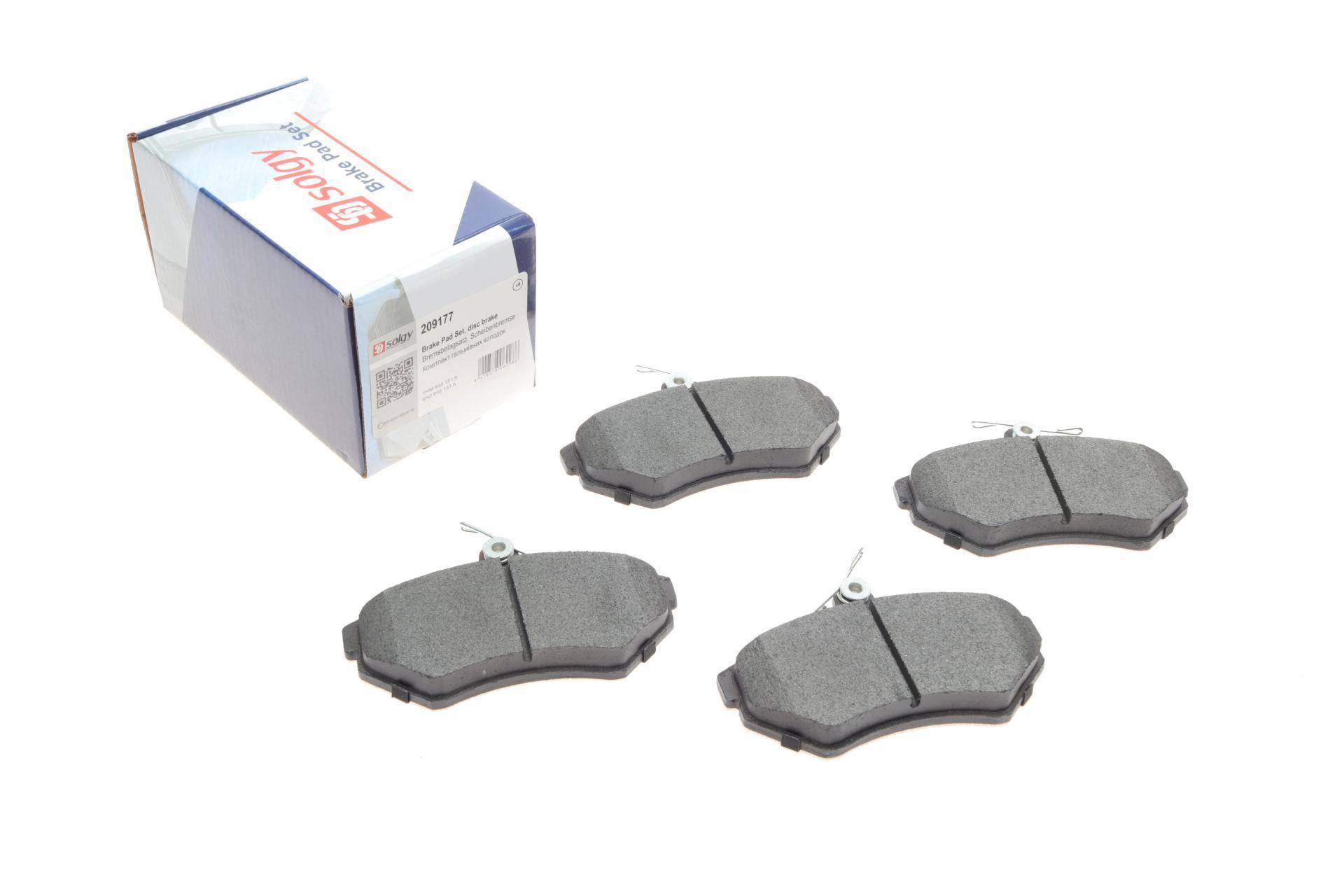 Колодки гальмівні (передні) Seat Cordoba/Ibiza/VW Caddy/Golf/Polo 91-04/Passat B3/B4 88-97