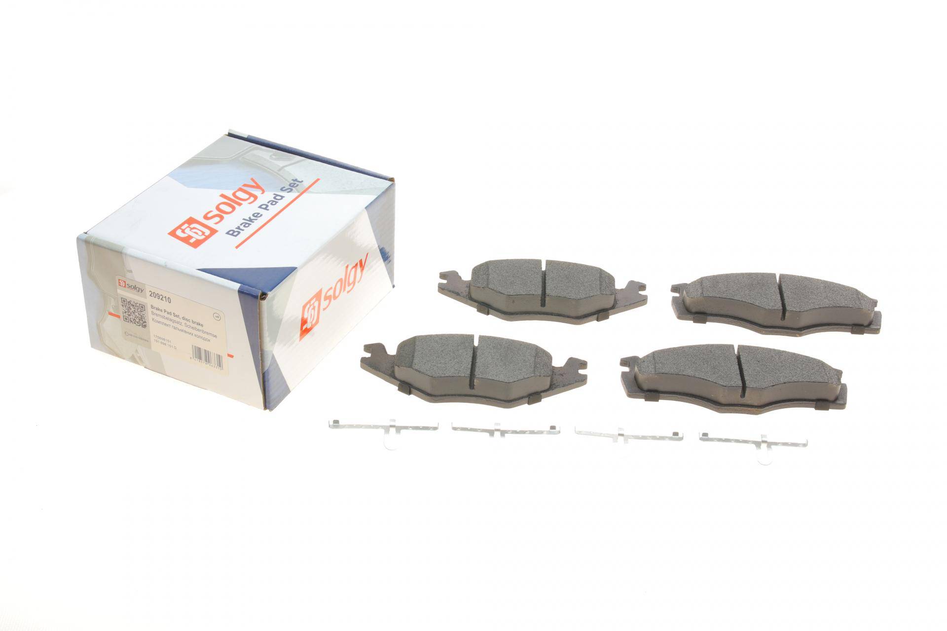 Колодки гальмівні (передні) Seat Cordoba/Ibiza/Toledo 93-02/VW Caddy/Passat B2-B4 79-92/Golf 74-99