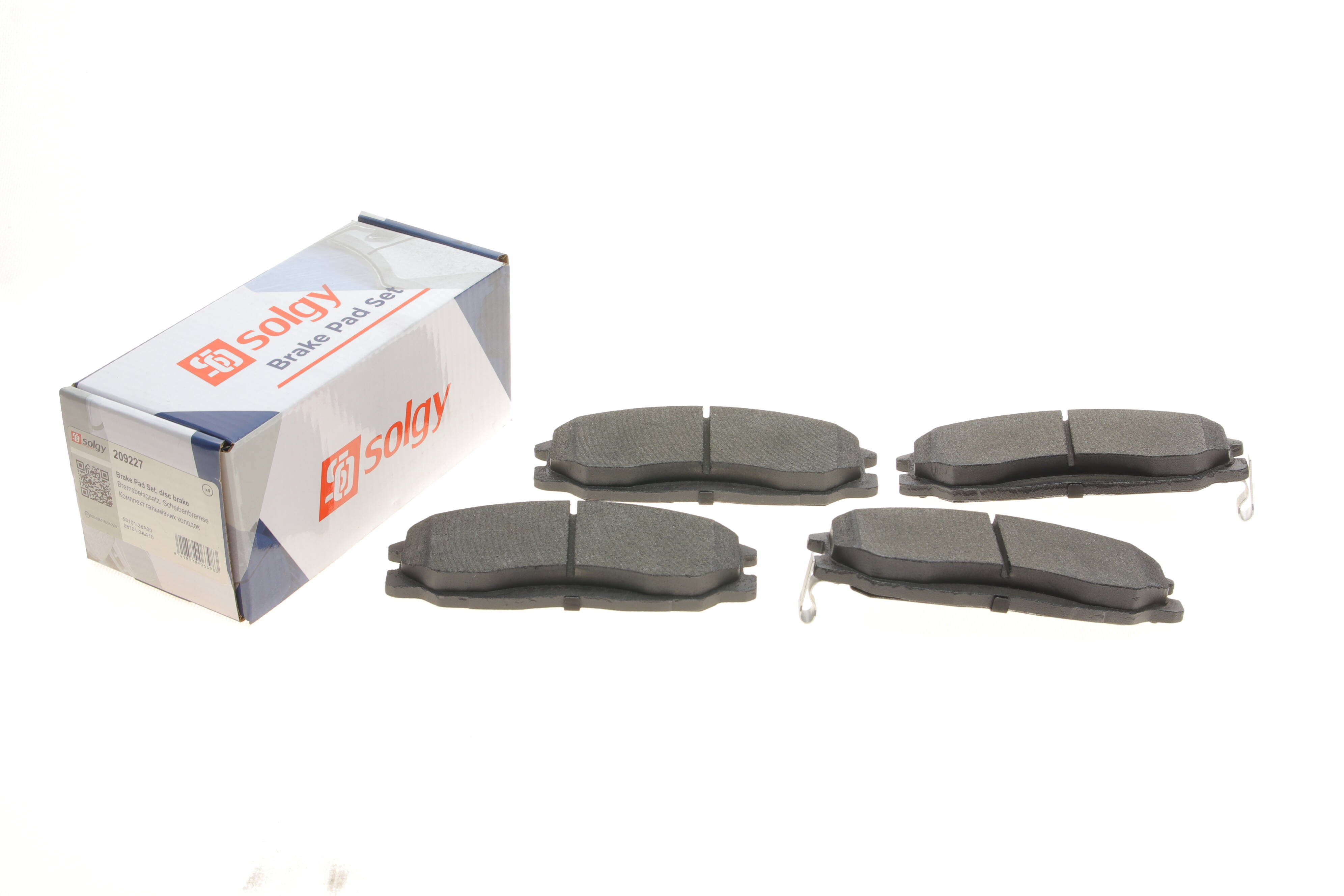 Колодки гальмівні (передні) Hyundai Santa Fe/Trajet 00-12/Ssangyong Actyon/Kyron 05-/Rexton 02-