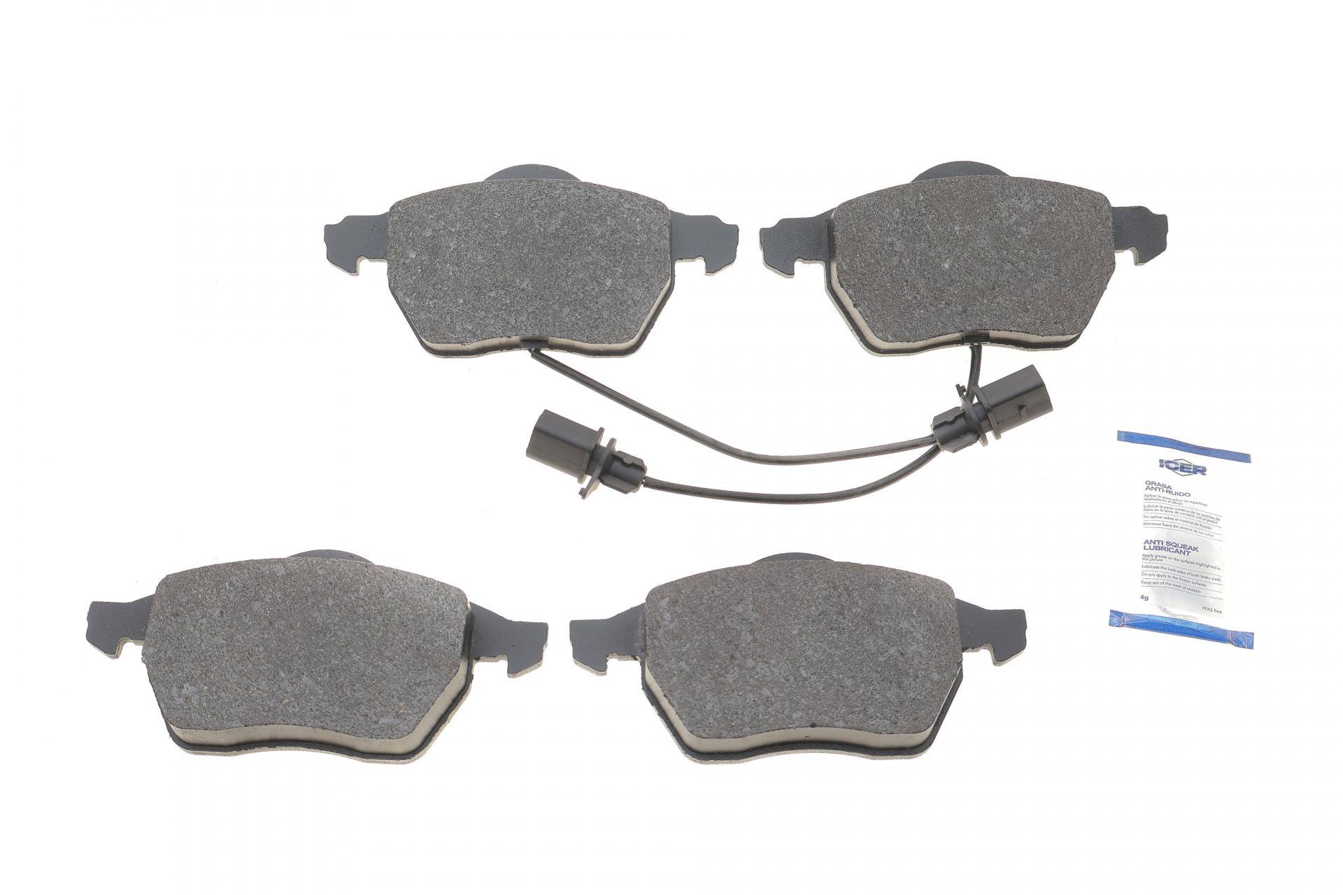 Колодки гальмівні (передні) Audi A4/A6 95-11/Skoda SuperB 01-08/VW Golf/Passat B5 97-06