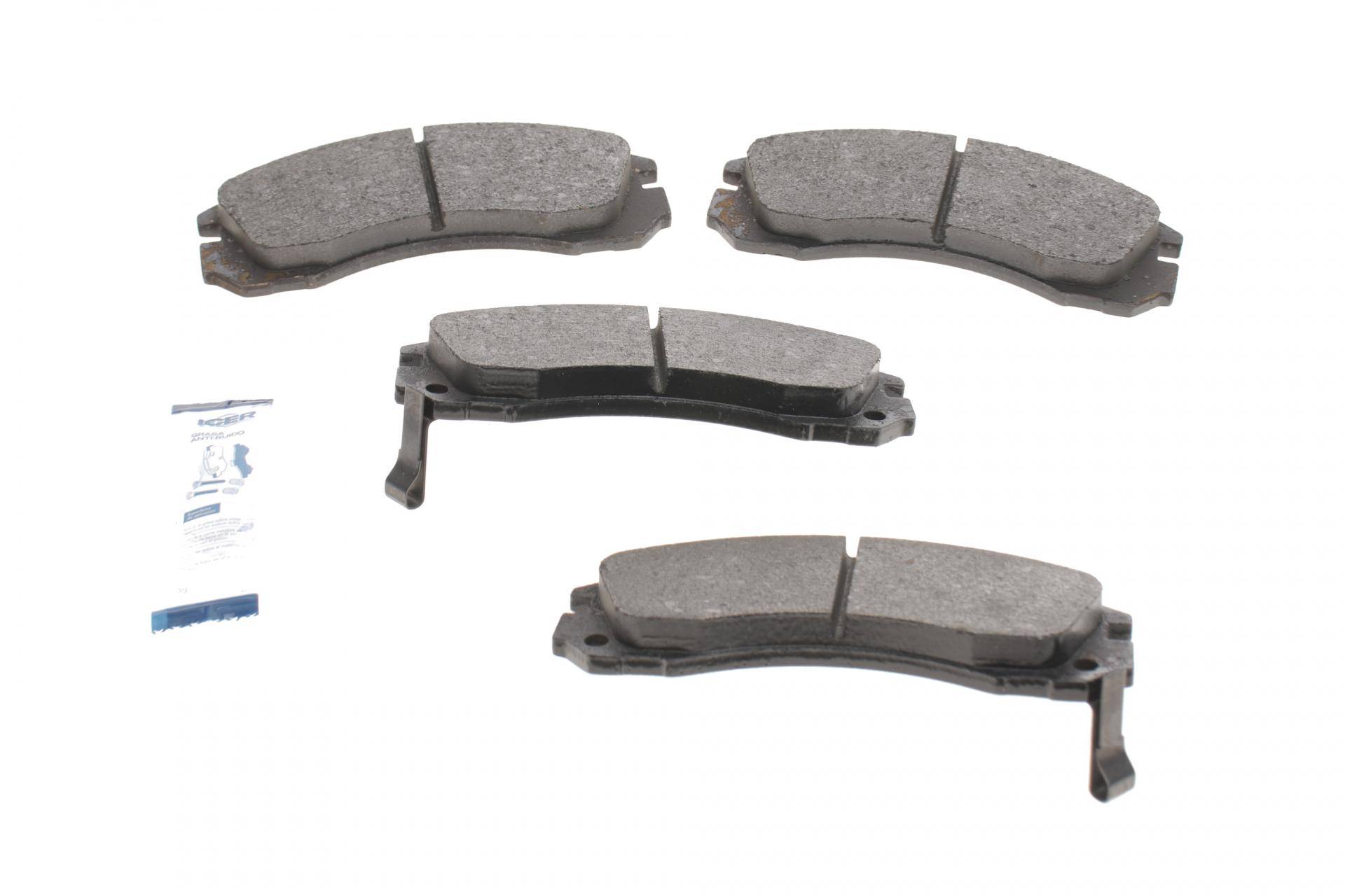 Колодки гальмівні (передні) Mitsubishi Outlander 03-/Lancer 94-/Galant/Pajero 88-03/Peugeot 4007 07