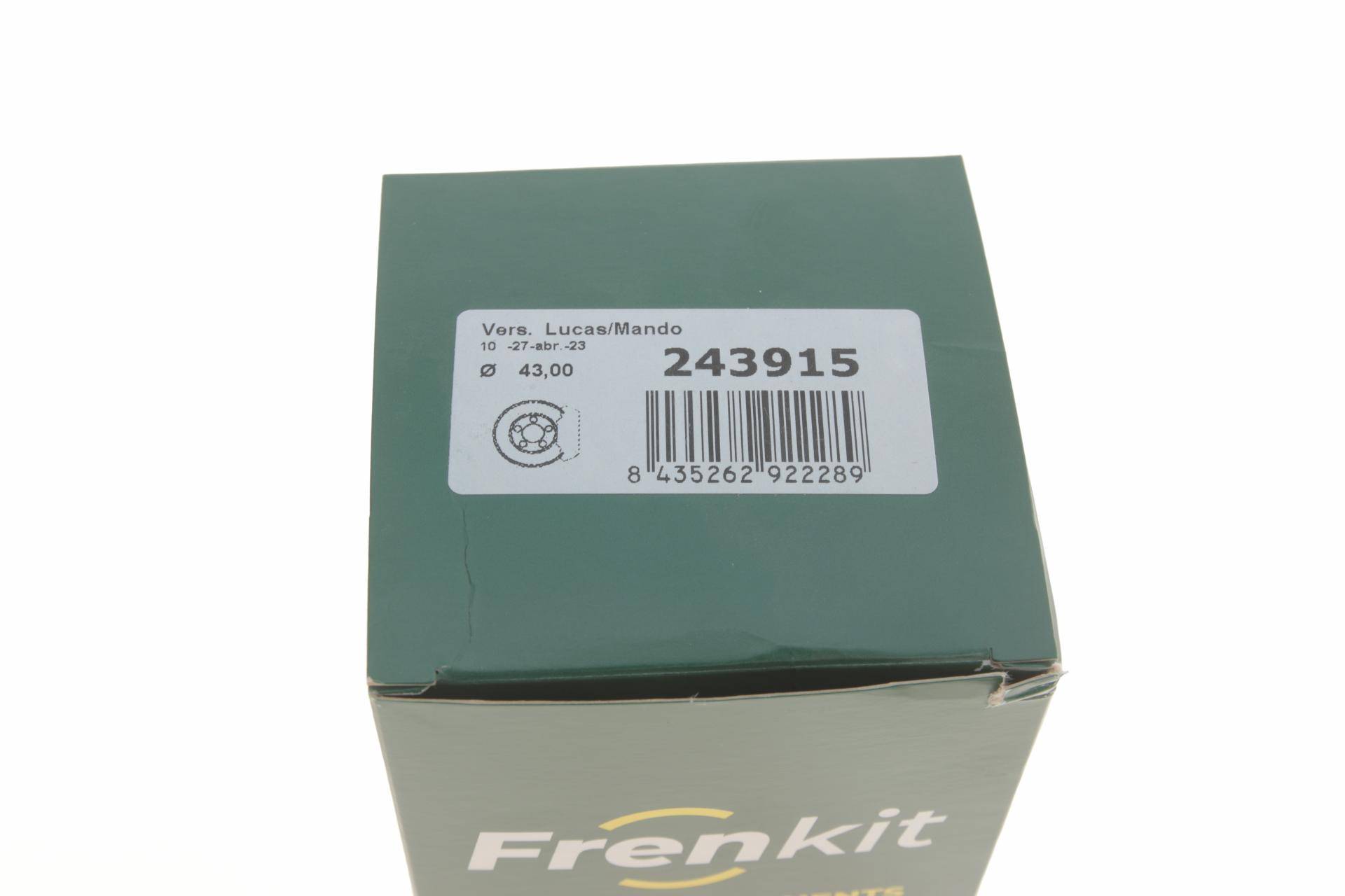 Ремкомплект супорта (переднього) Hyundai Santa Fe 01- (d=43mm) (+2 поршня) (Mando)