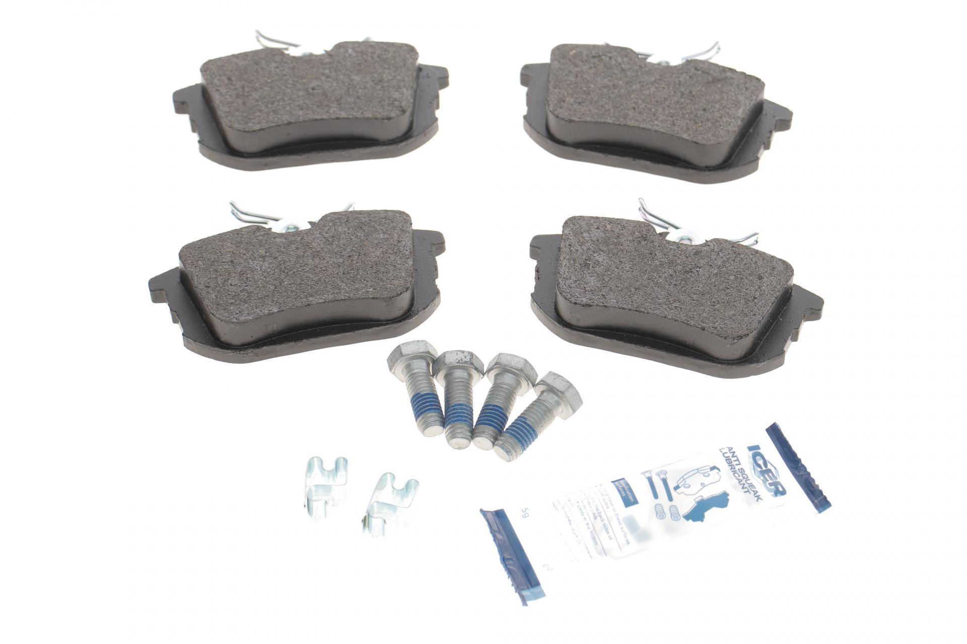 Колодки гальмівні (задні) Mitsubishi Colt 04-12/Space Star 98-04/Carisma 95-06/Volvo S40/V40 95-04