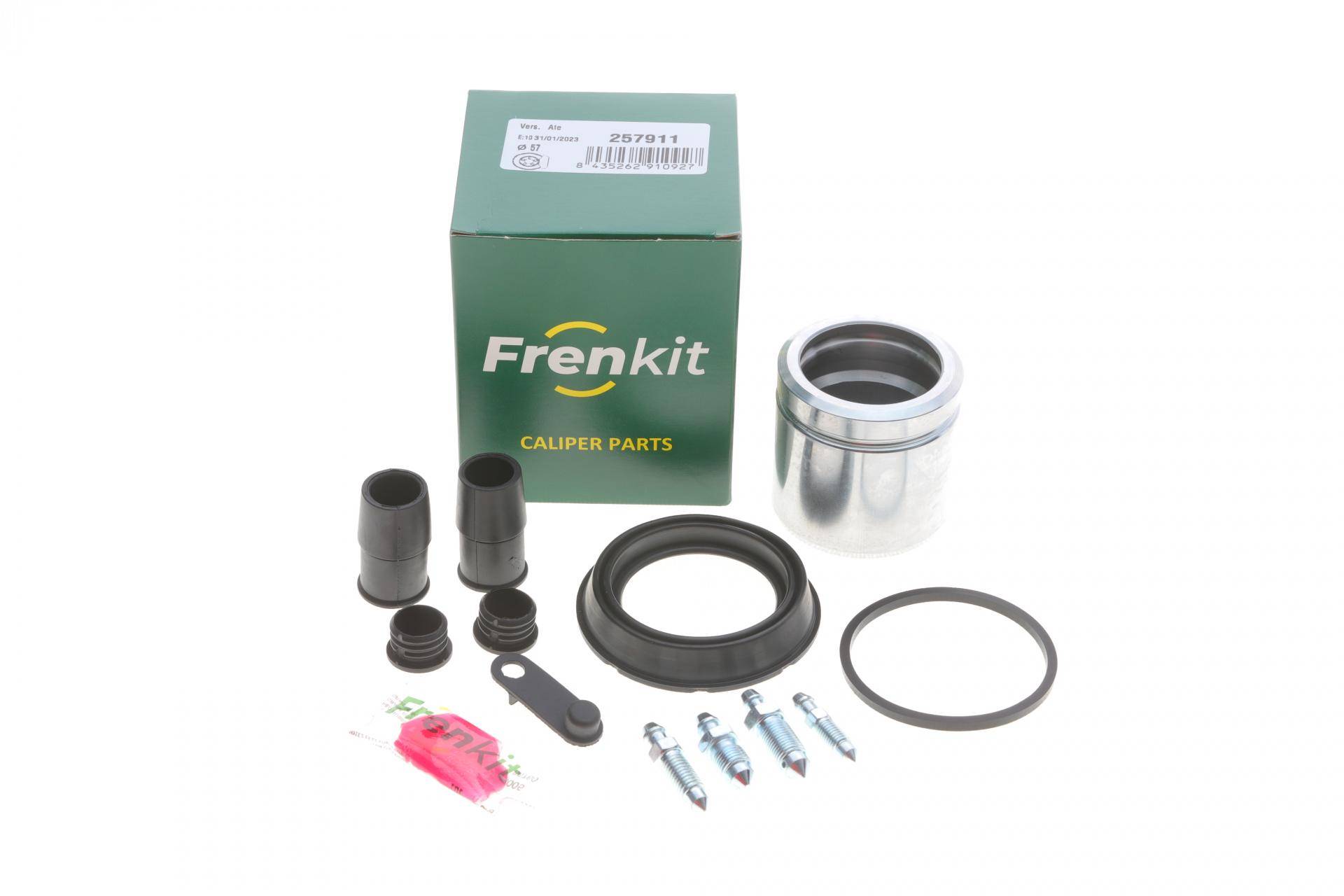 Ремкомплект супорта (переднього) Ford Transit Connect/Fiat Doblo 10- (d=57mm) (+поршень) (Ate)