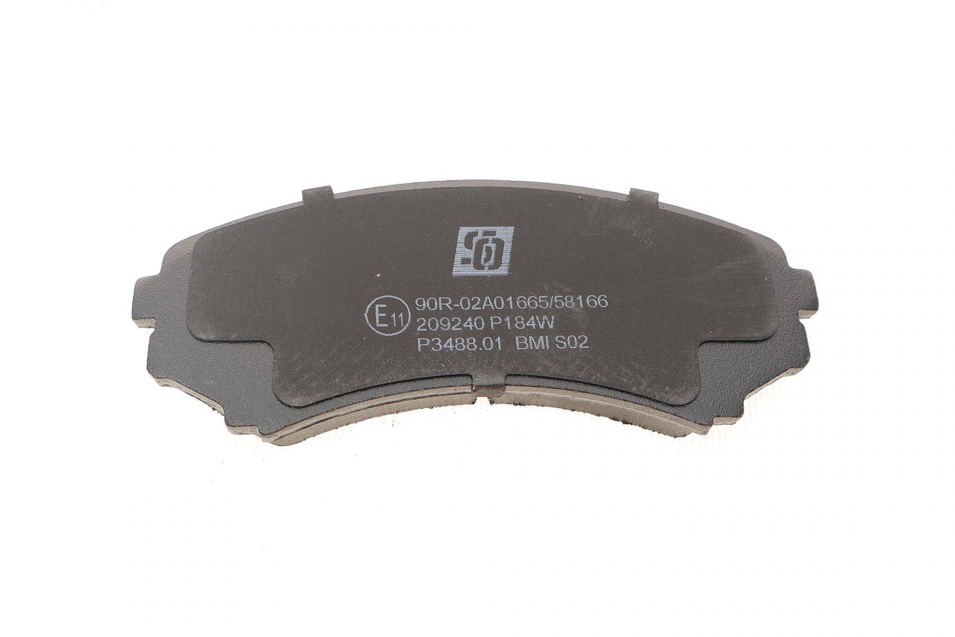 Колодки гальмівні (передні) Mitsubishi Grandis 04-11/Pajero II-IV 90-/Mazda E2000/2200 88-03