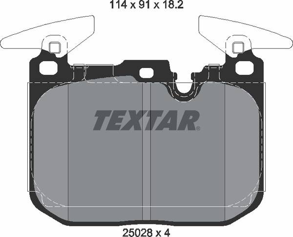 Колодки гальмівні (передні) BMW 1 (F20/F21)/ 3 (F30/F31/F34)/ i8 (I12) 11- (Brembo)
