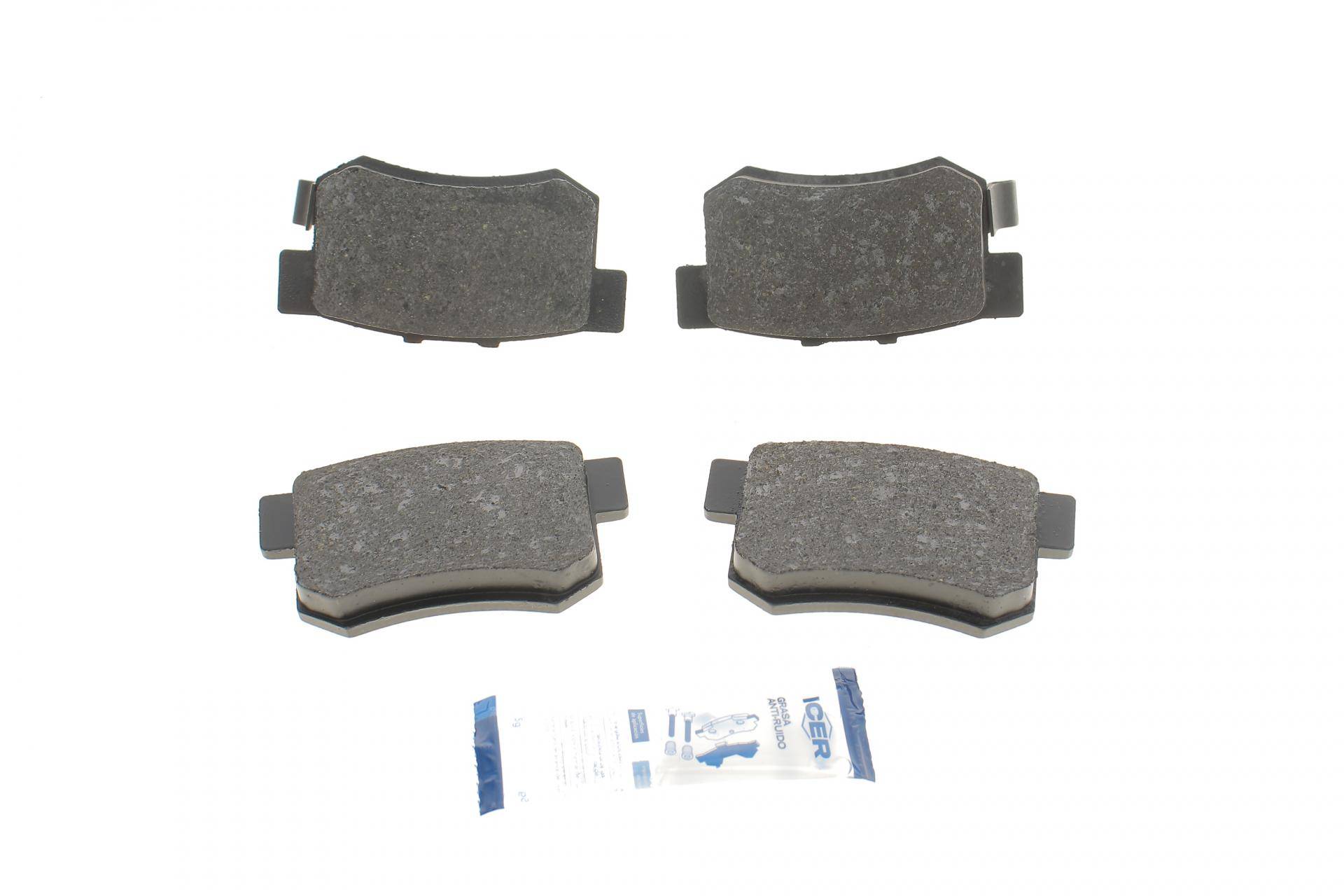 Колодки гальмівні (задні) Suzuki SX4/Swift 06-/Honda Accord 91-93/Civic 95-/Fiat Sedici 06-14