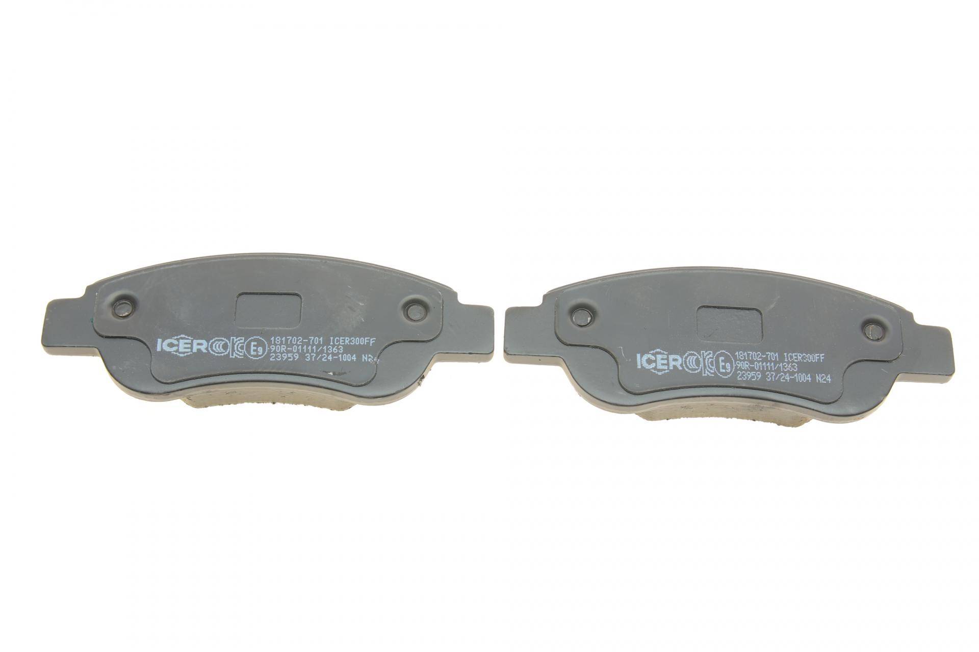 Колодки гальмівні (передні) Citroen С1/Peugeot 107 05-/108 14-/Toyota Aygo 05-