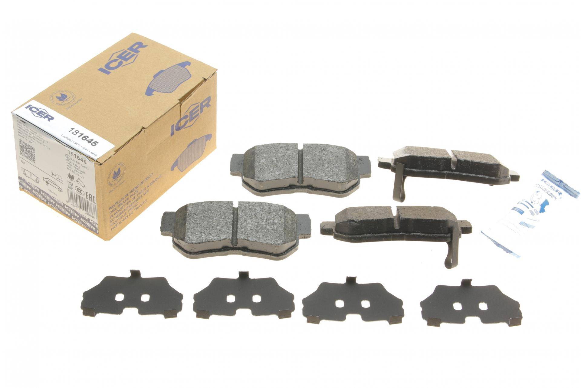 Колодки гальмівні (задні) Hyundai Tucson 04-/Santa Fe/Getz/Sonata 98-12/Kia Sportage/Carens 04-